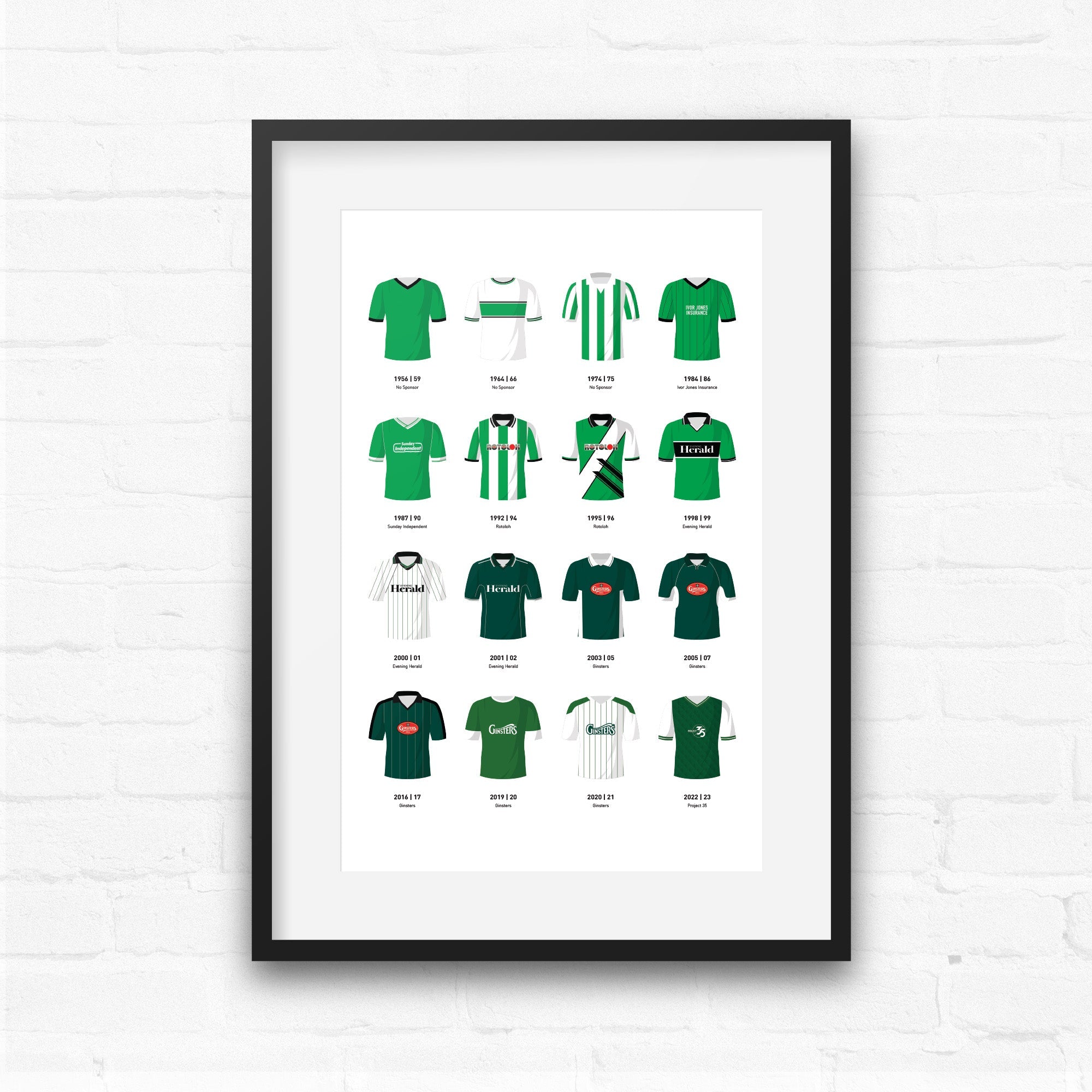 Plymouth Classic Kits Football Team Print Good Team On Paper