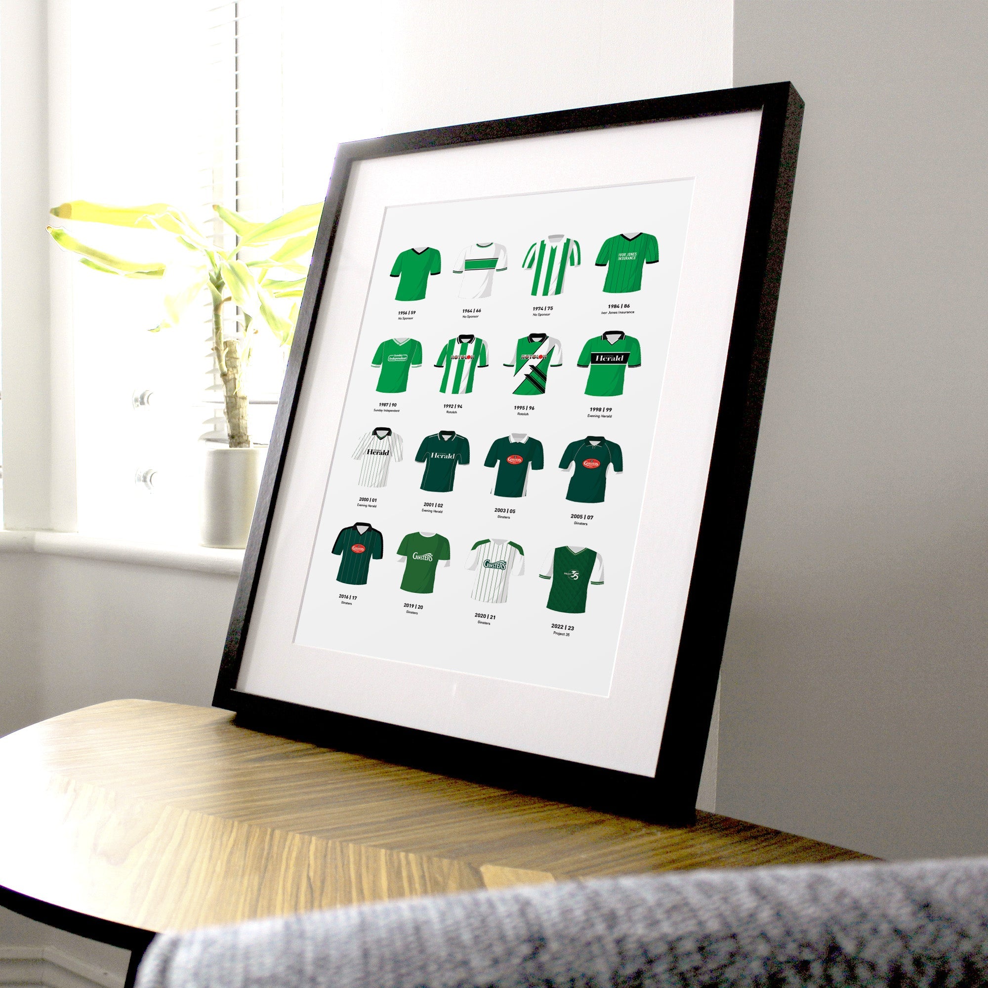 Plymouth Classic Kits Football Team Print Good Team On Paper