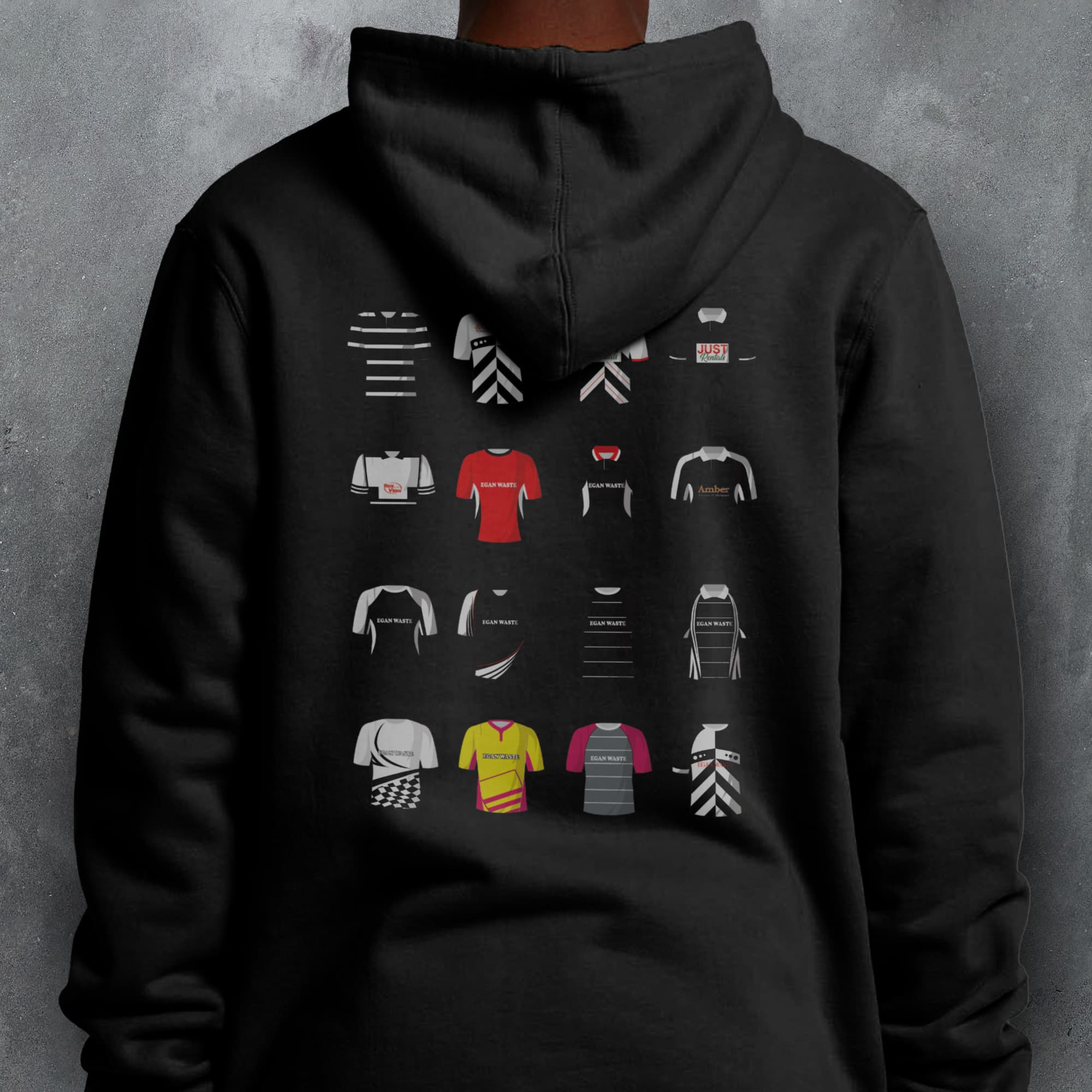 Pontypridd Rugby Union Classic Kits Hoodie