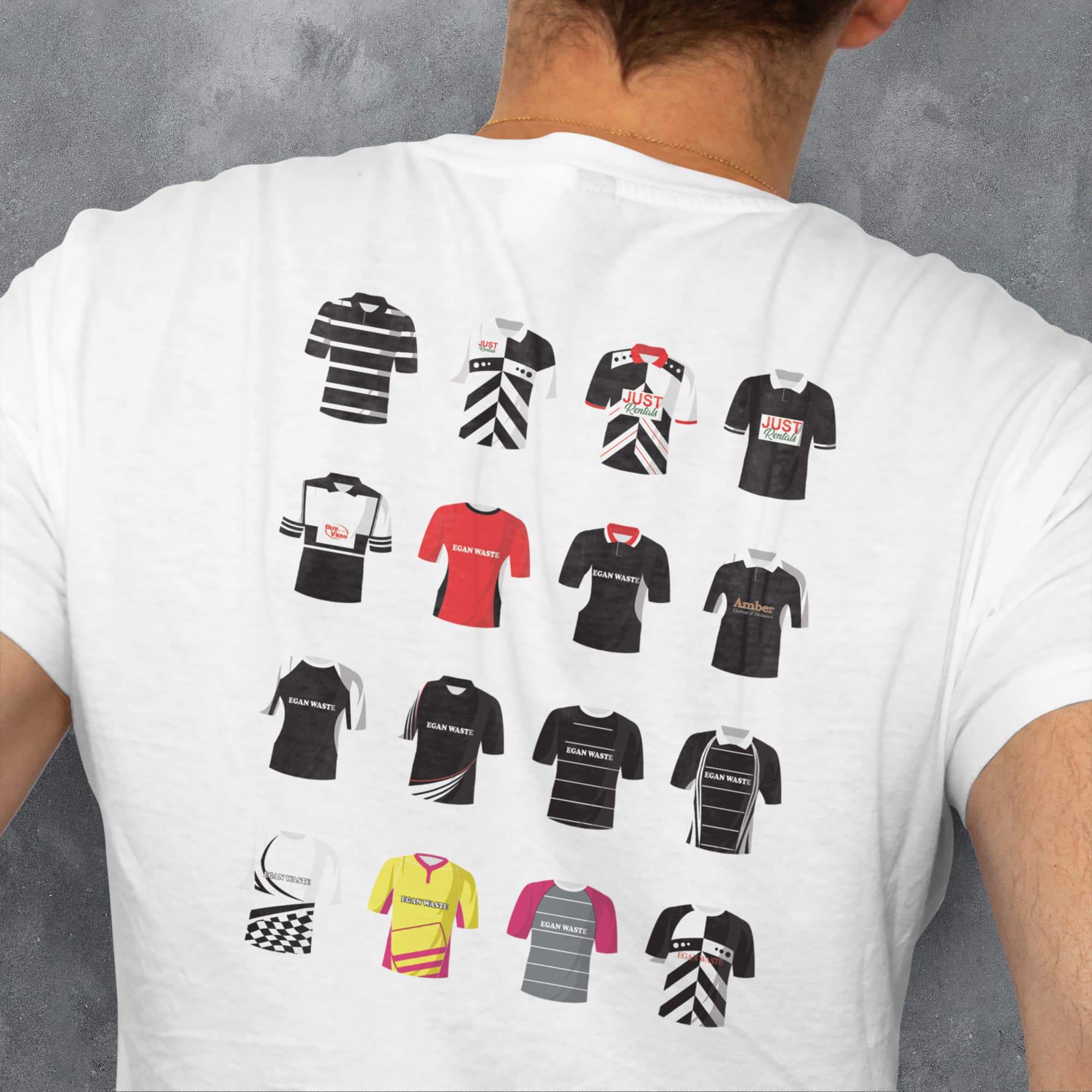 Pontypridd Rugby Union Classic Kits T-Shirt