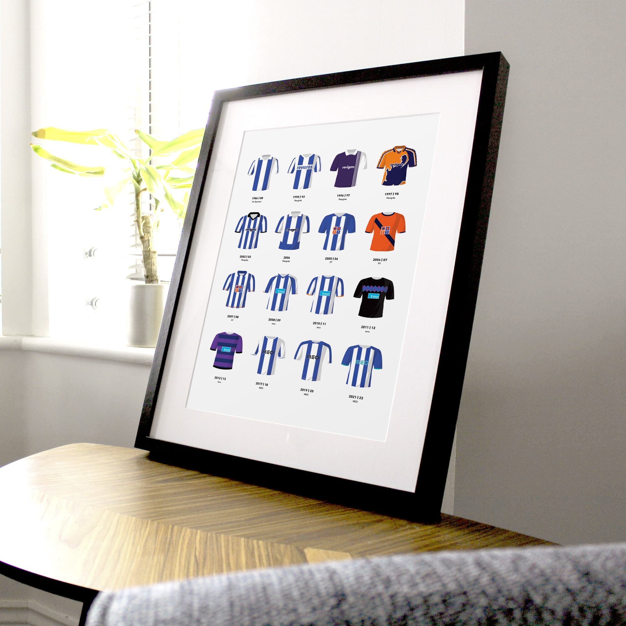 Porto Classic Kits Football Team Print Good Team On Paper
