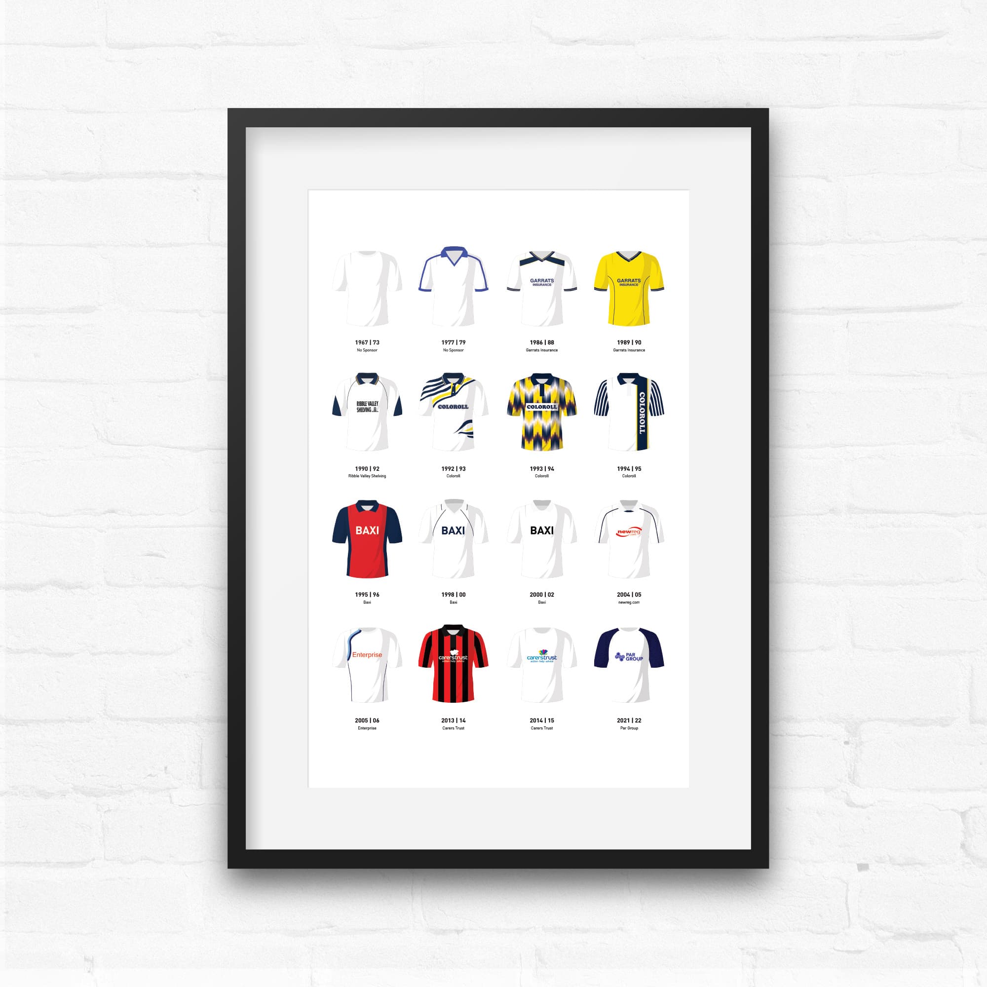 Preston Classic Kits Football Team Print Good Team On Paper