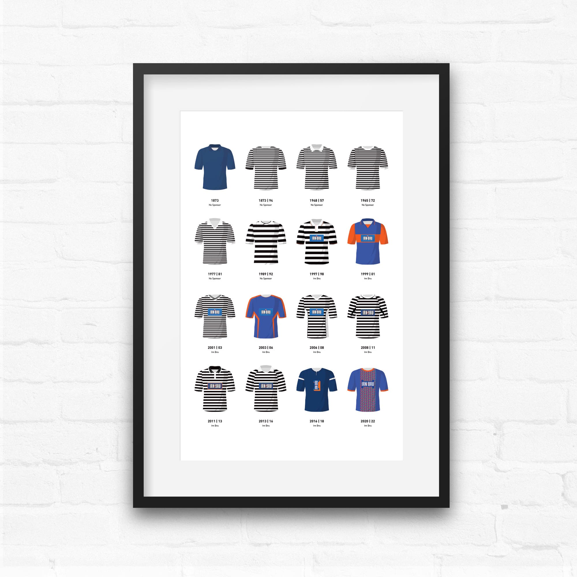 Queens Park Classic Kits Football Team Print Good Team On Paper