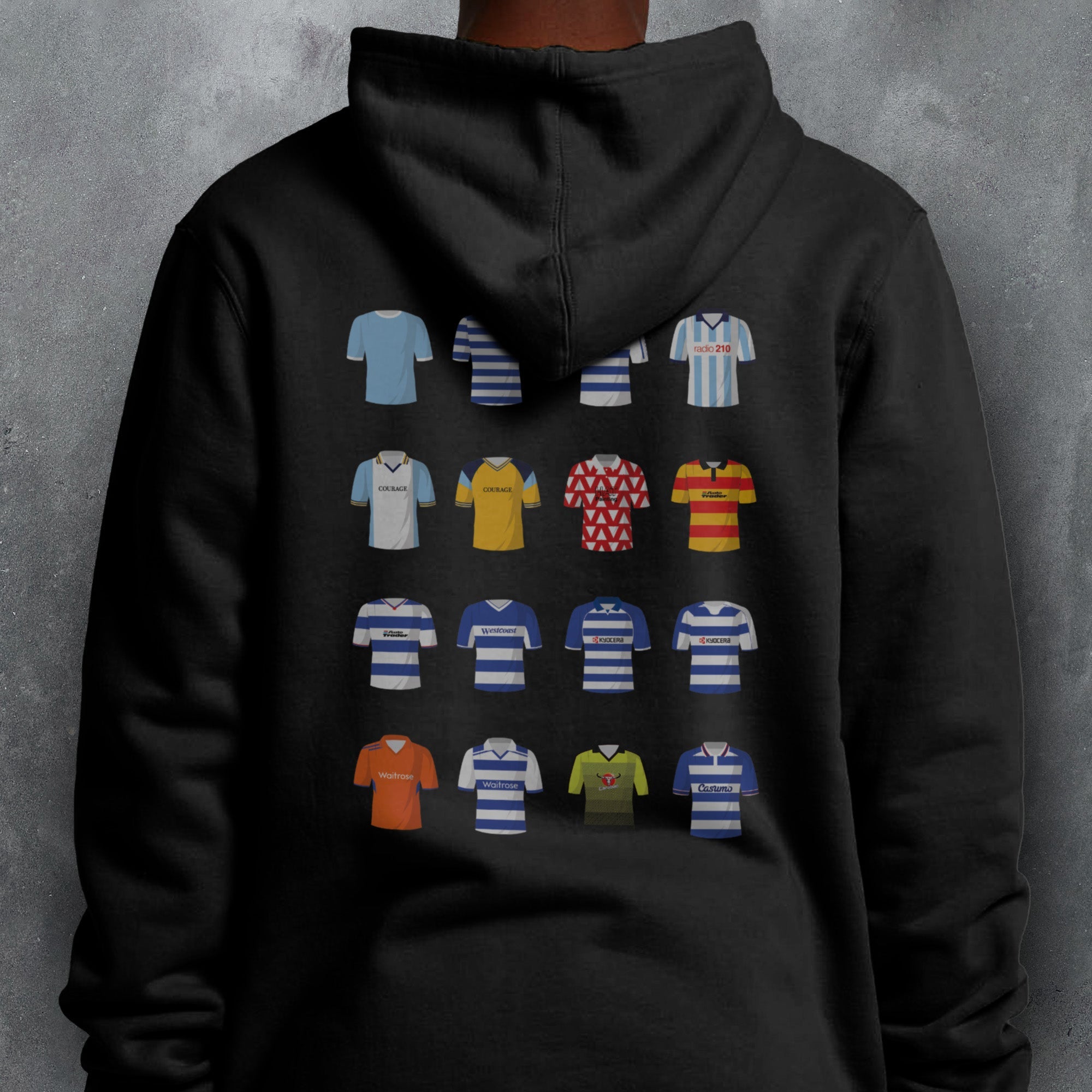 Reading Classic Kits Football Hoodie Good Team On Paper