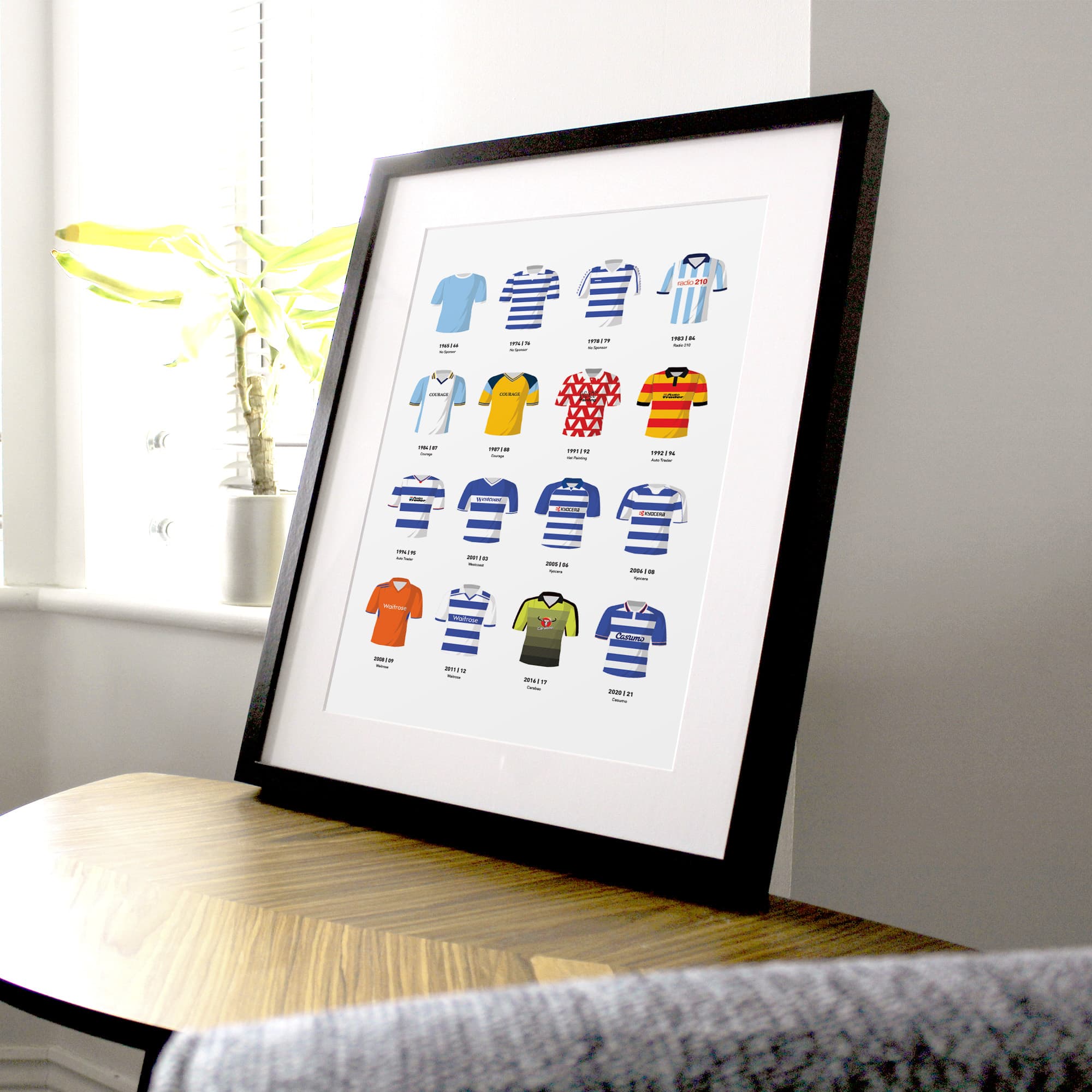 Reading Classic Kits Football Team Print Good Team On Paper