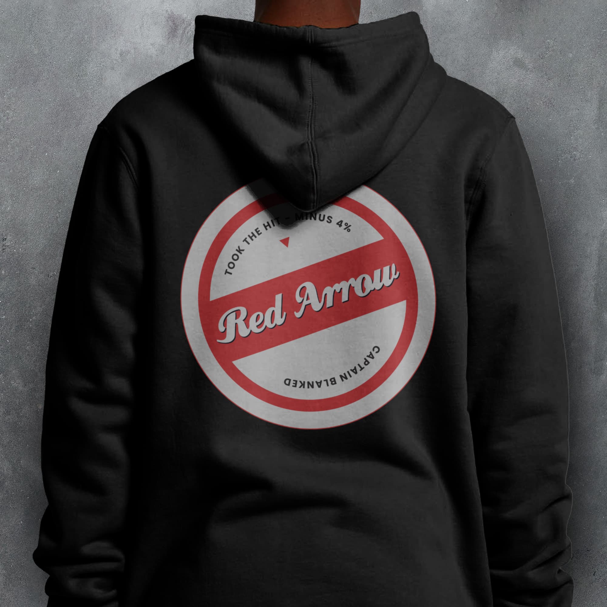 Fantasy League Football FPL 'Off The Bar' Red Arrow Hoodie