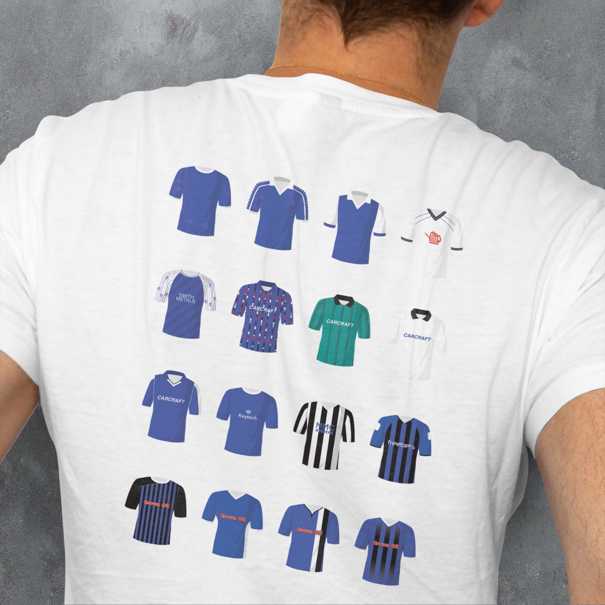 Rochdale Classic Kits Football T-Shirt