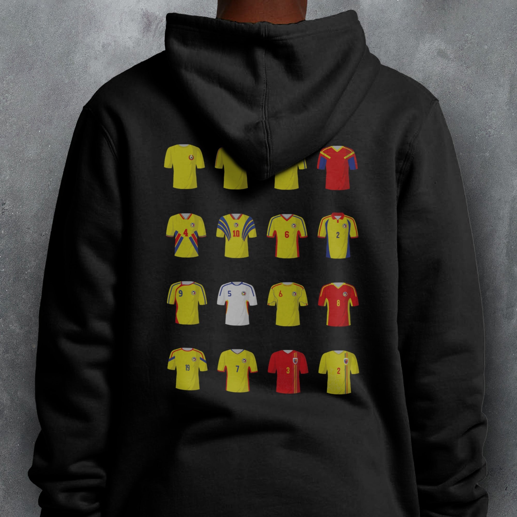 Romania Classic Kits Football Hoodie Good Team On Paper