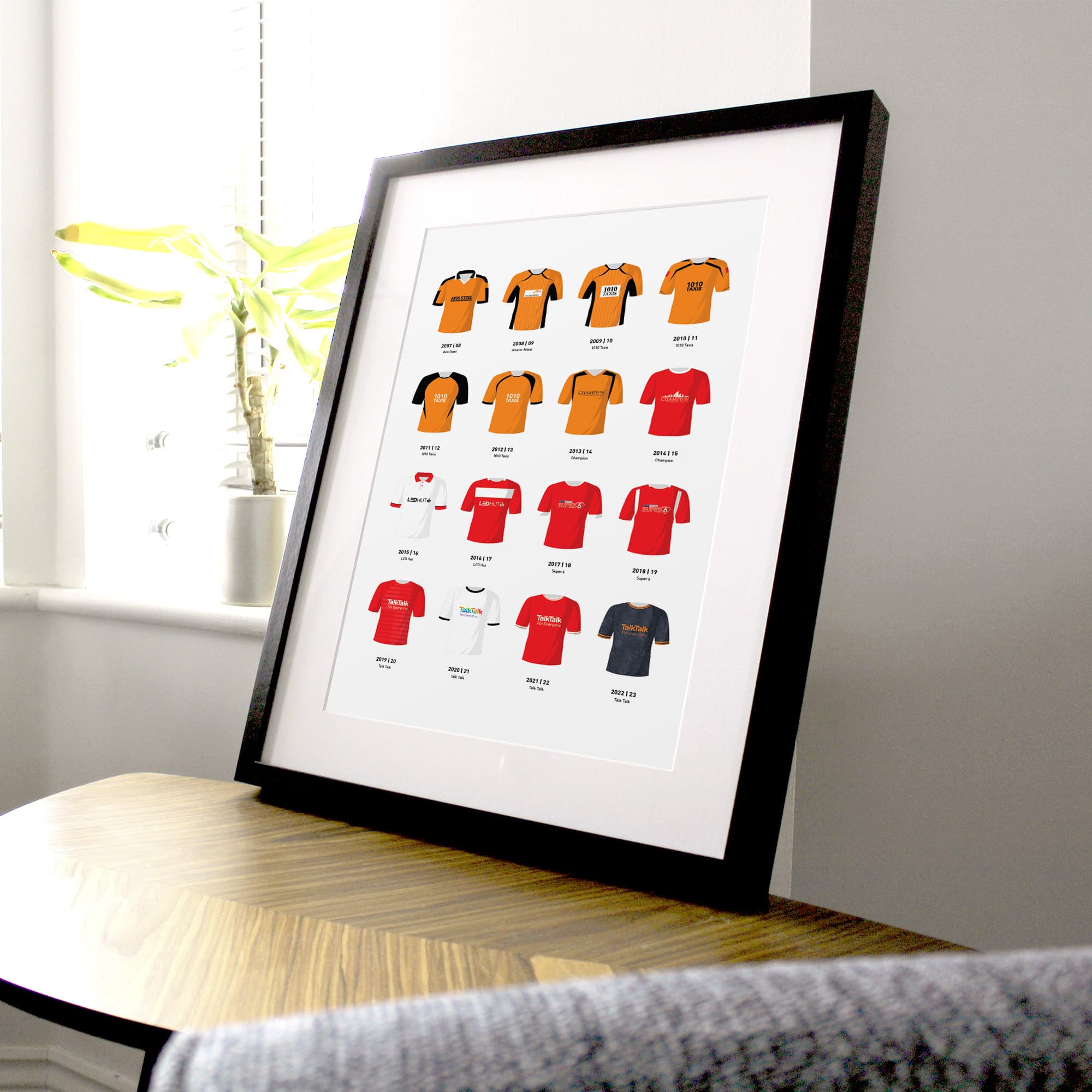 Salford Classic Kits Football Team Print Good Team On Paper