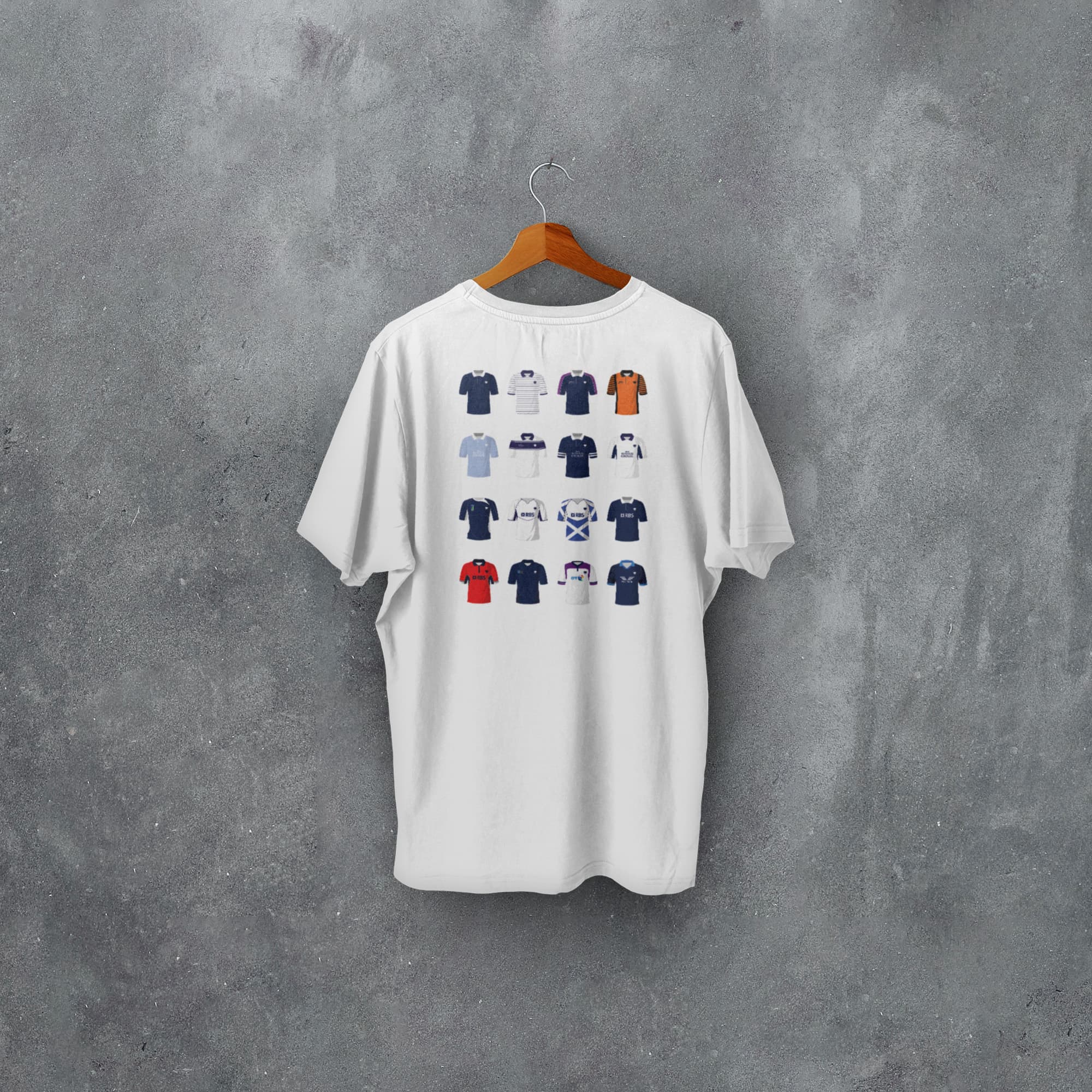Scotland Rugby Union Classic Kits T-Shirt
