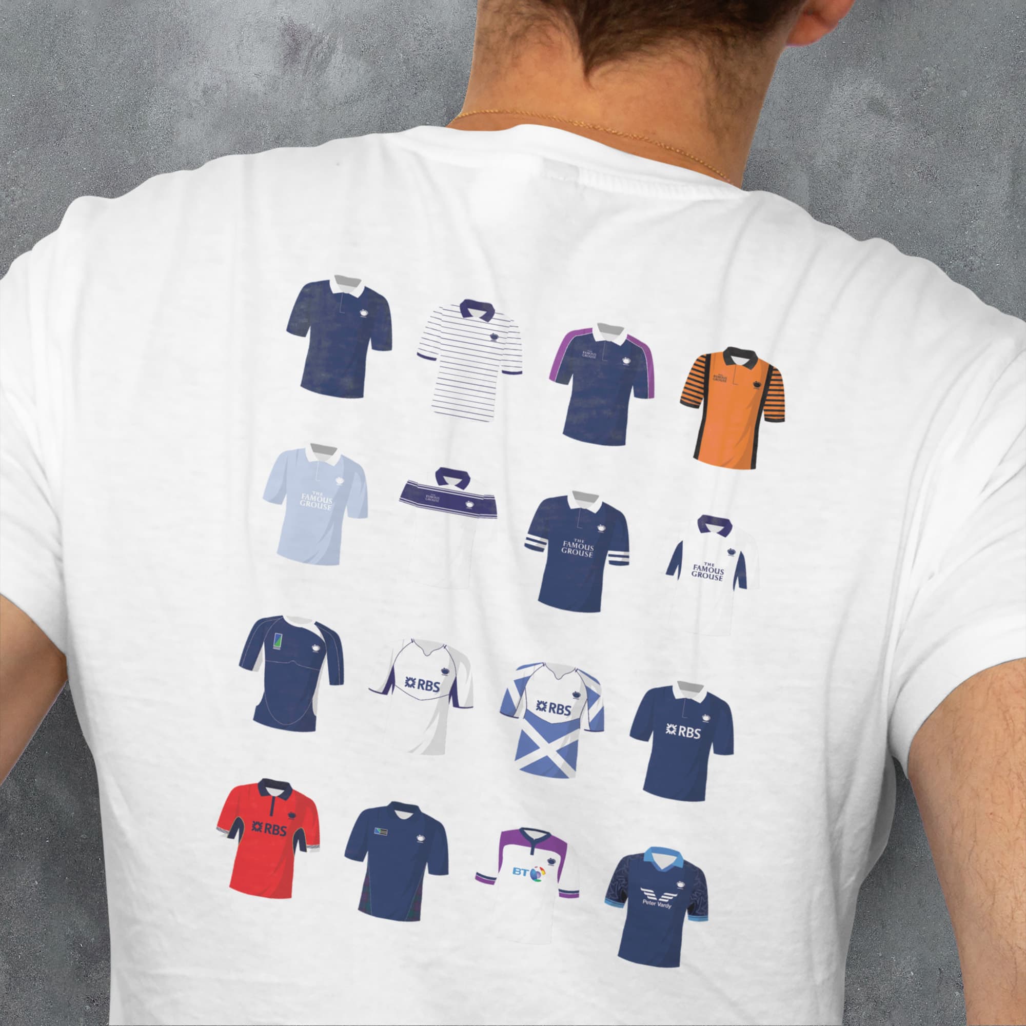 Scotland Rugby Union Classic Kits T-Shirt