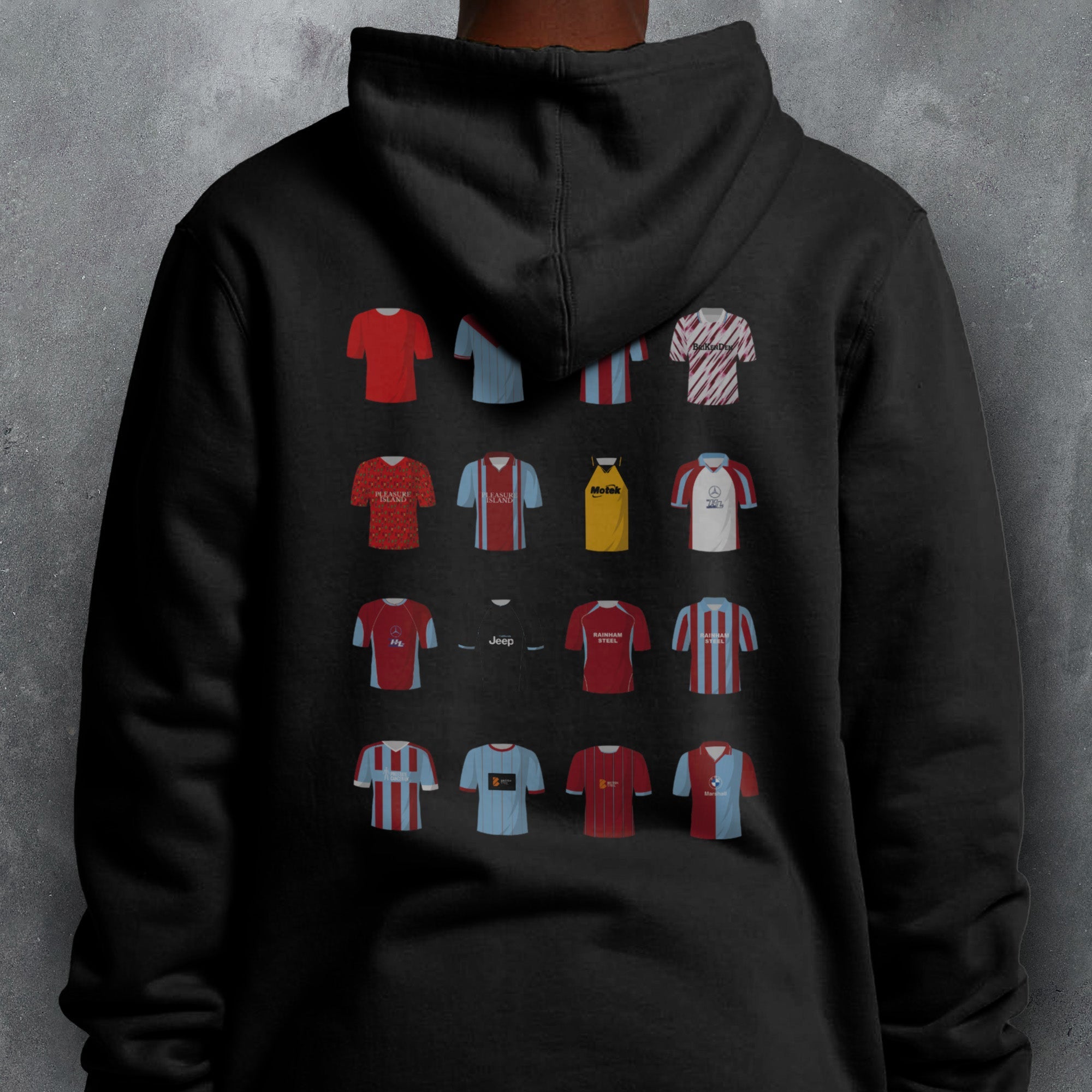 Scunthorpe Classic Kits Football Hoodie Good Team On Paper