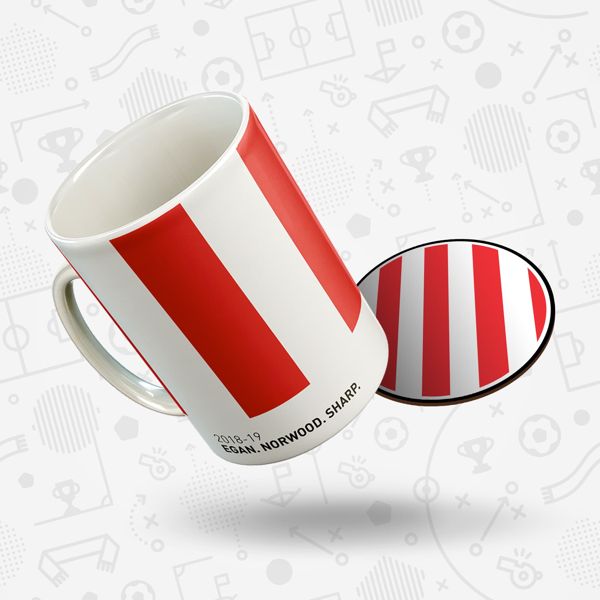 Sheff Utd 2018-19 'Better Days' Football Kit Mug Good Team On Paper