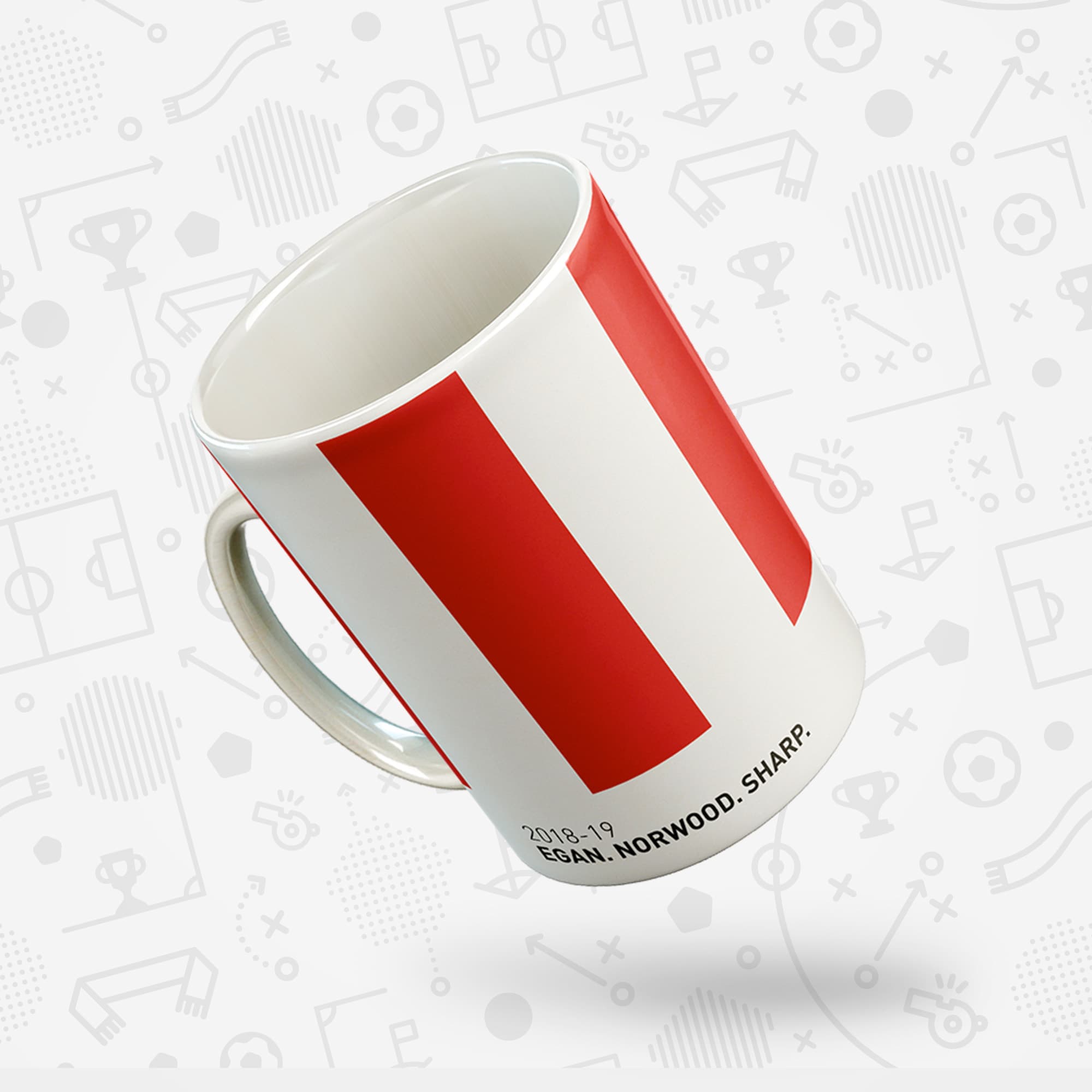 Sheff Utd 2018-19 'Better Days' Football Kit Mug Good Team On Paper