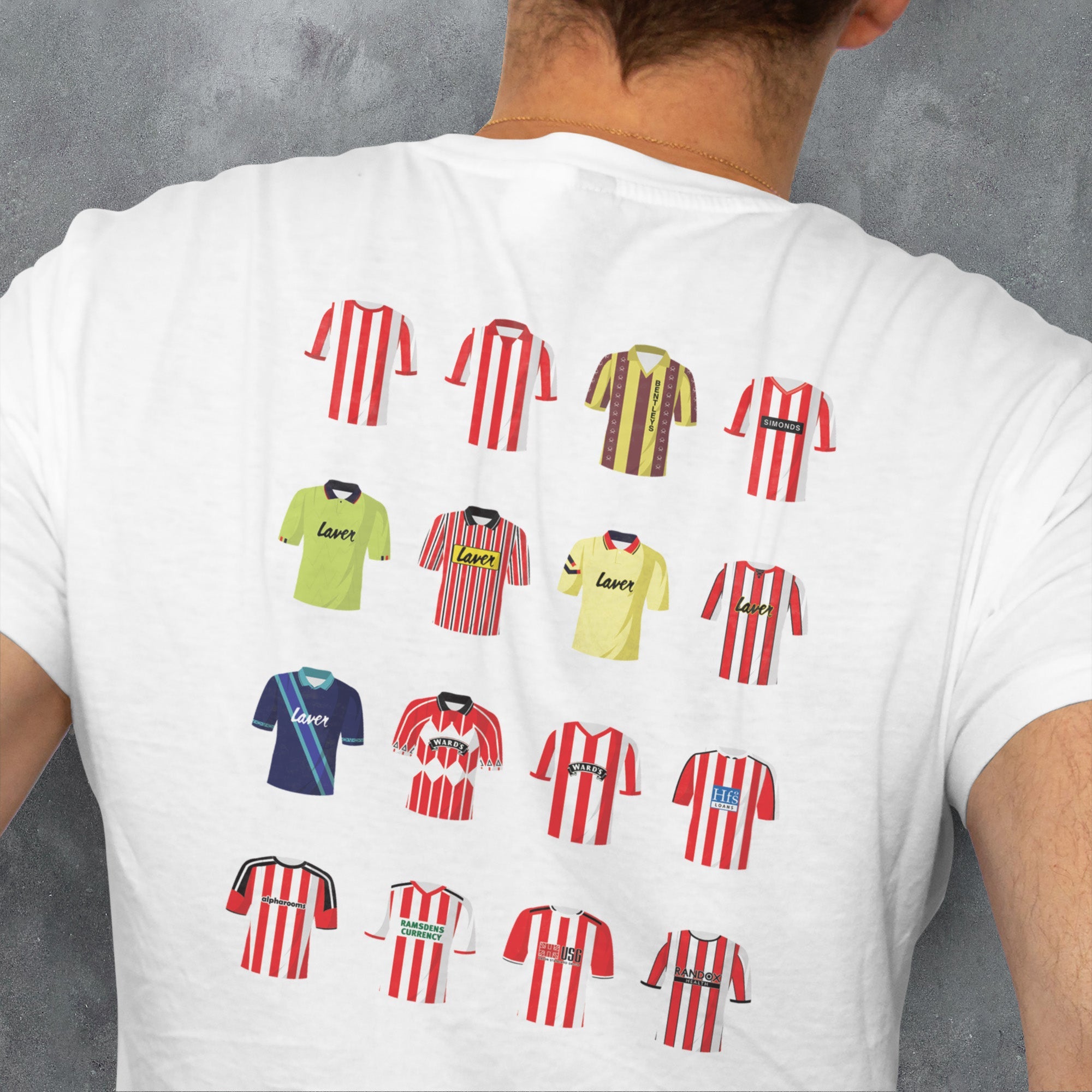 Sheff Utd Classic Kits Football T-Shirt