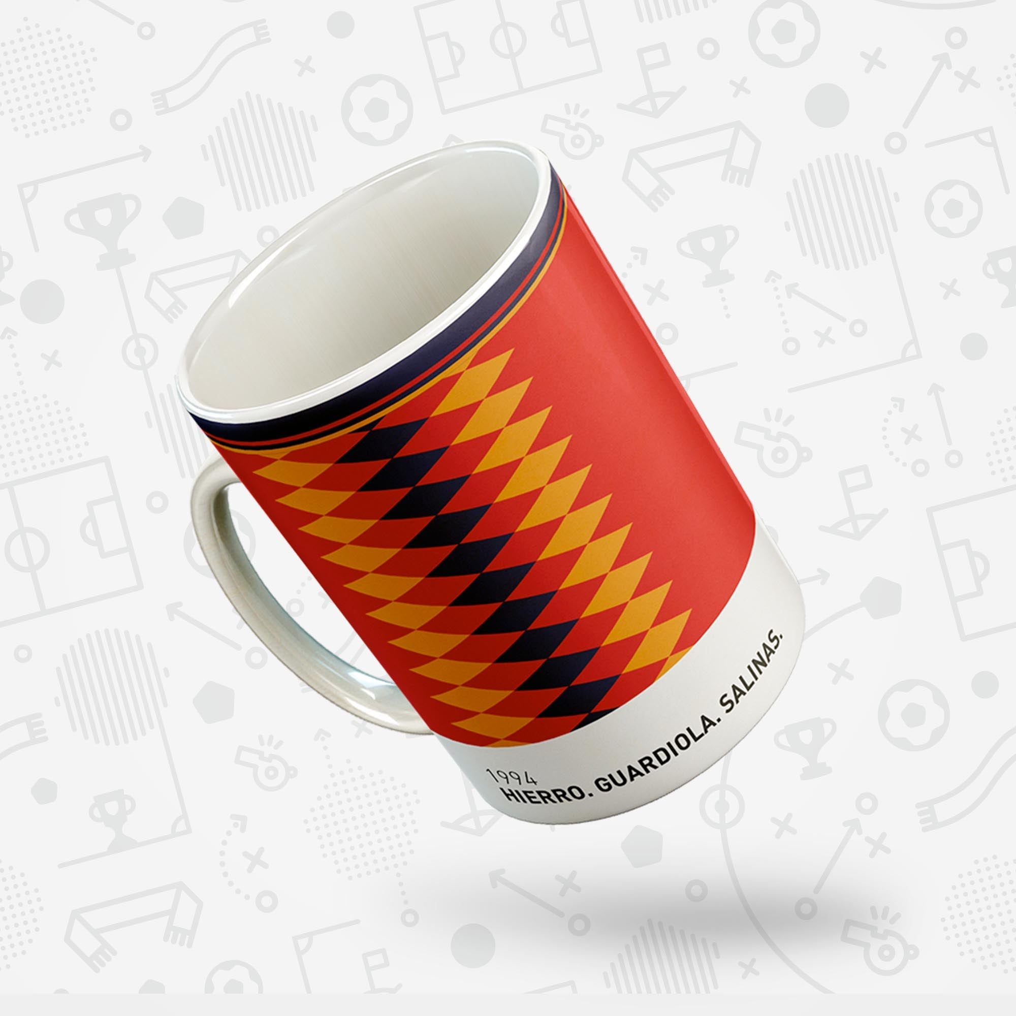 Spain 1994 'Better Days' Football Kit Mug Good Team On Paper