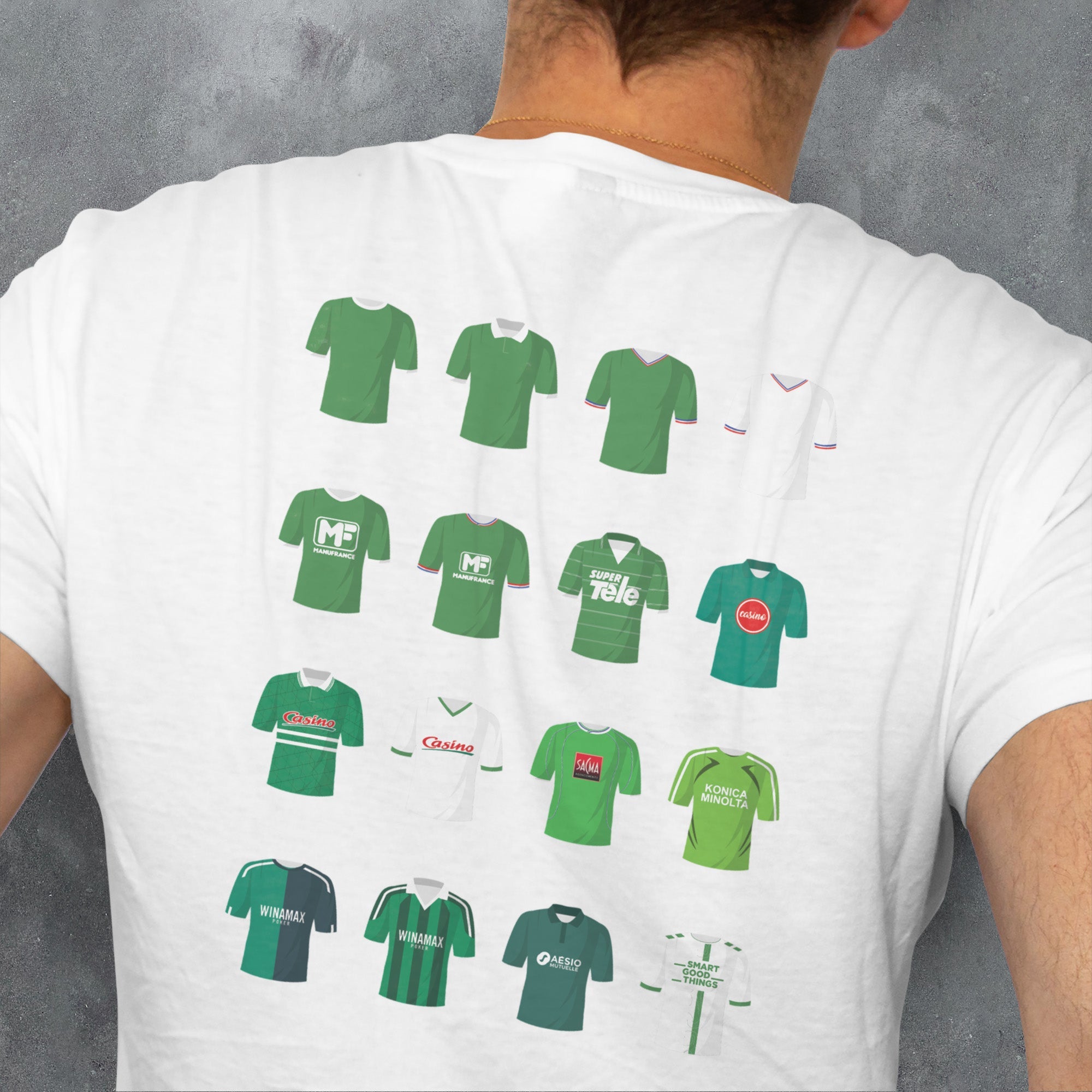 St Etienne Classic Kits Football T-Shirt