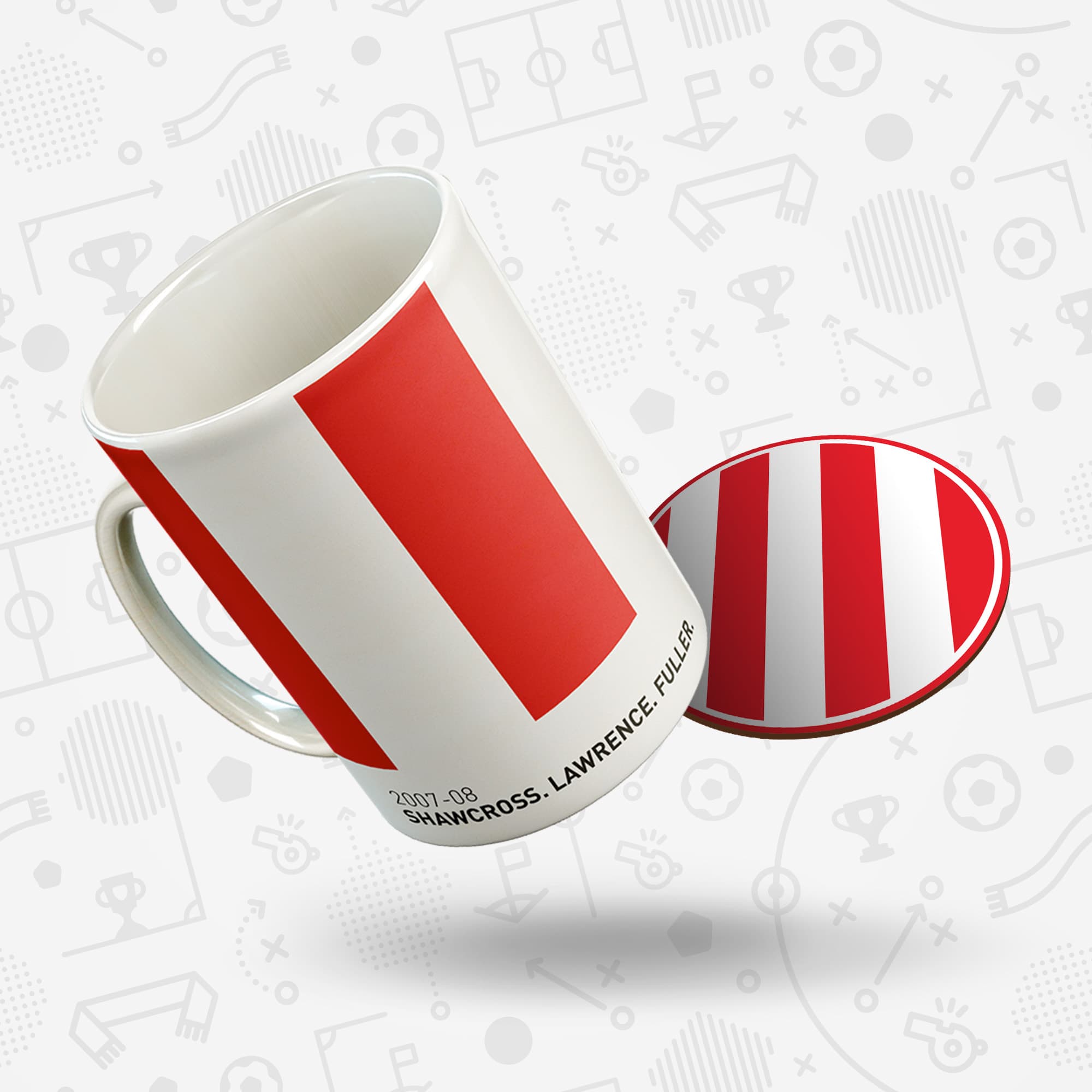 Stoke 2007-08 'Better Days' Football Kit Mug Good Team On Paper