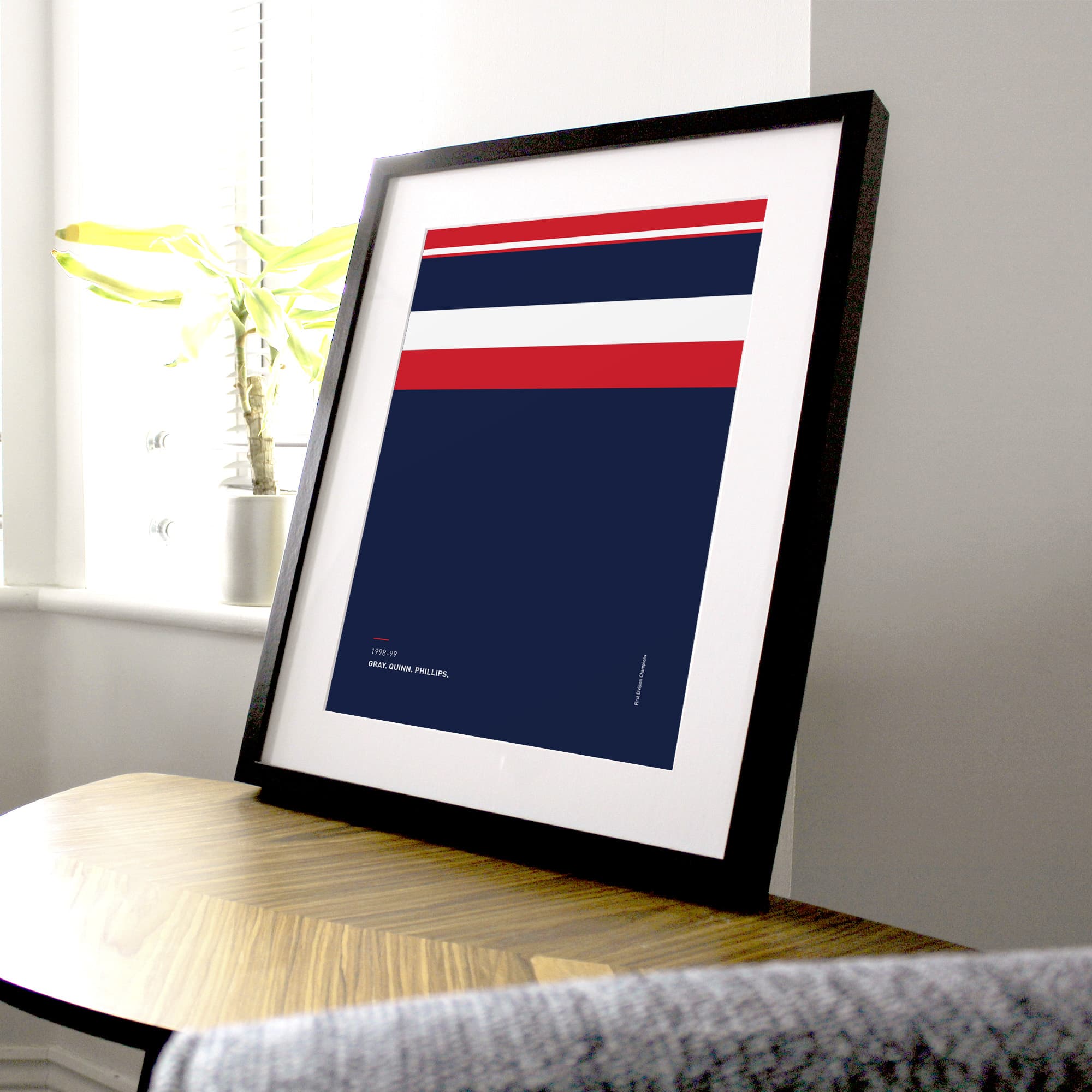 Sunderland 1998-99 'Better Days' Football Print Good Team On Paper