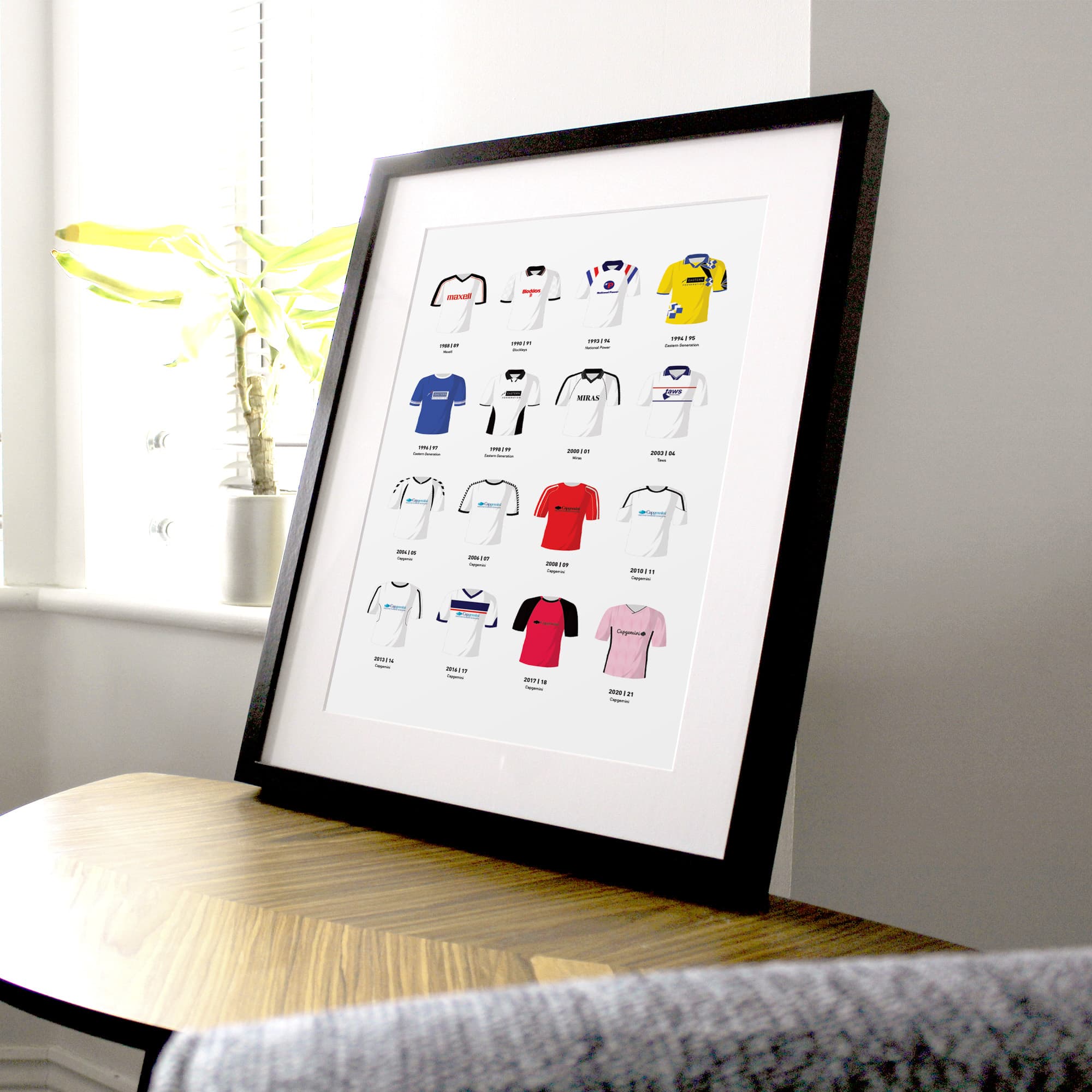 Telford Classic Kits Football Team Print Good Team On Paper