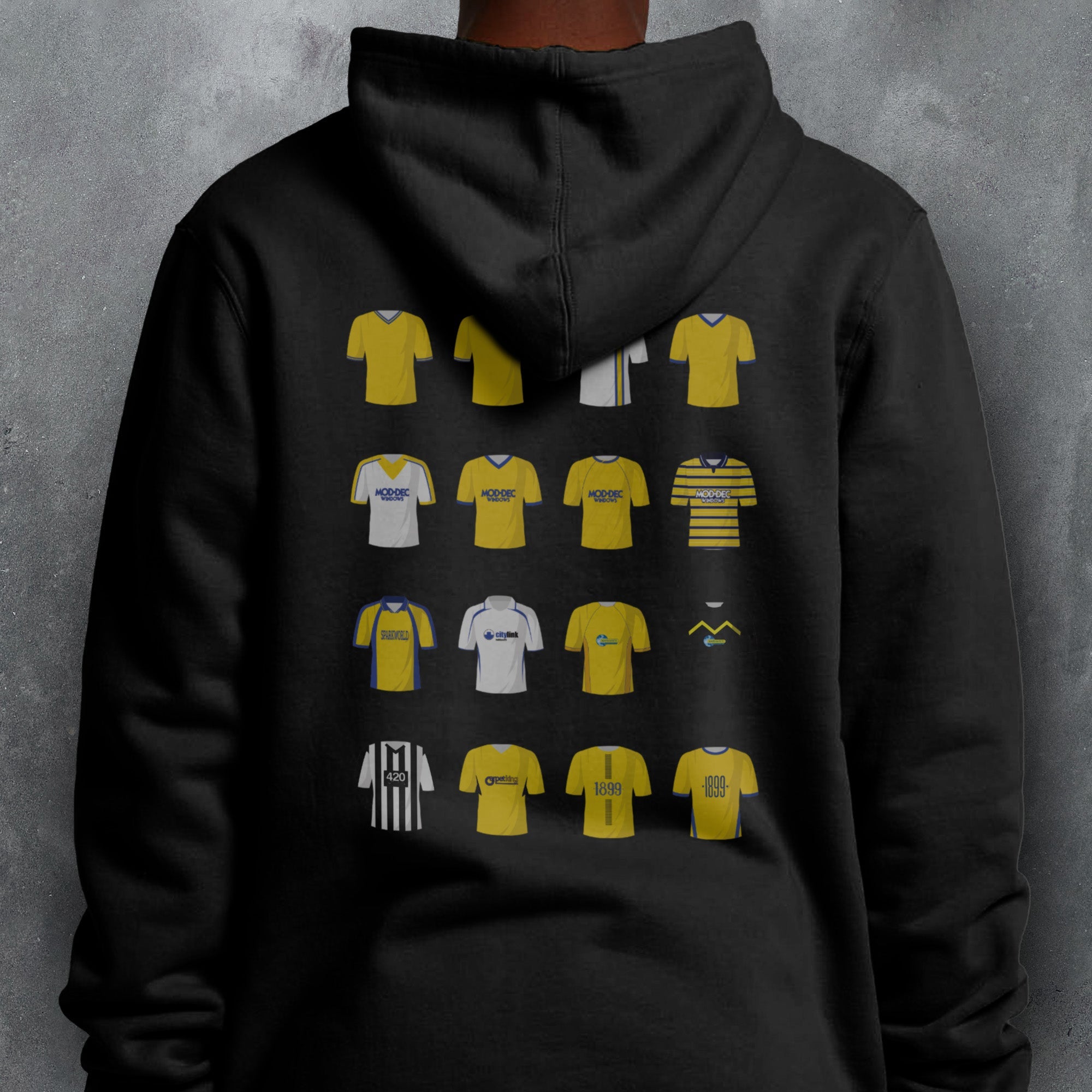 Torquay Classic Kits Football Hoodie Good Team On Paper