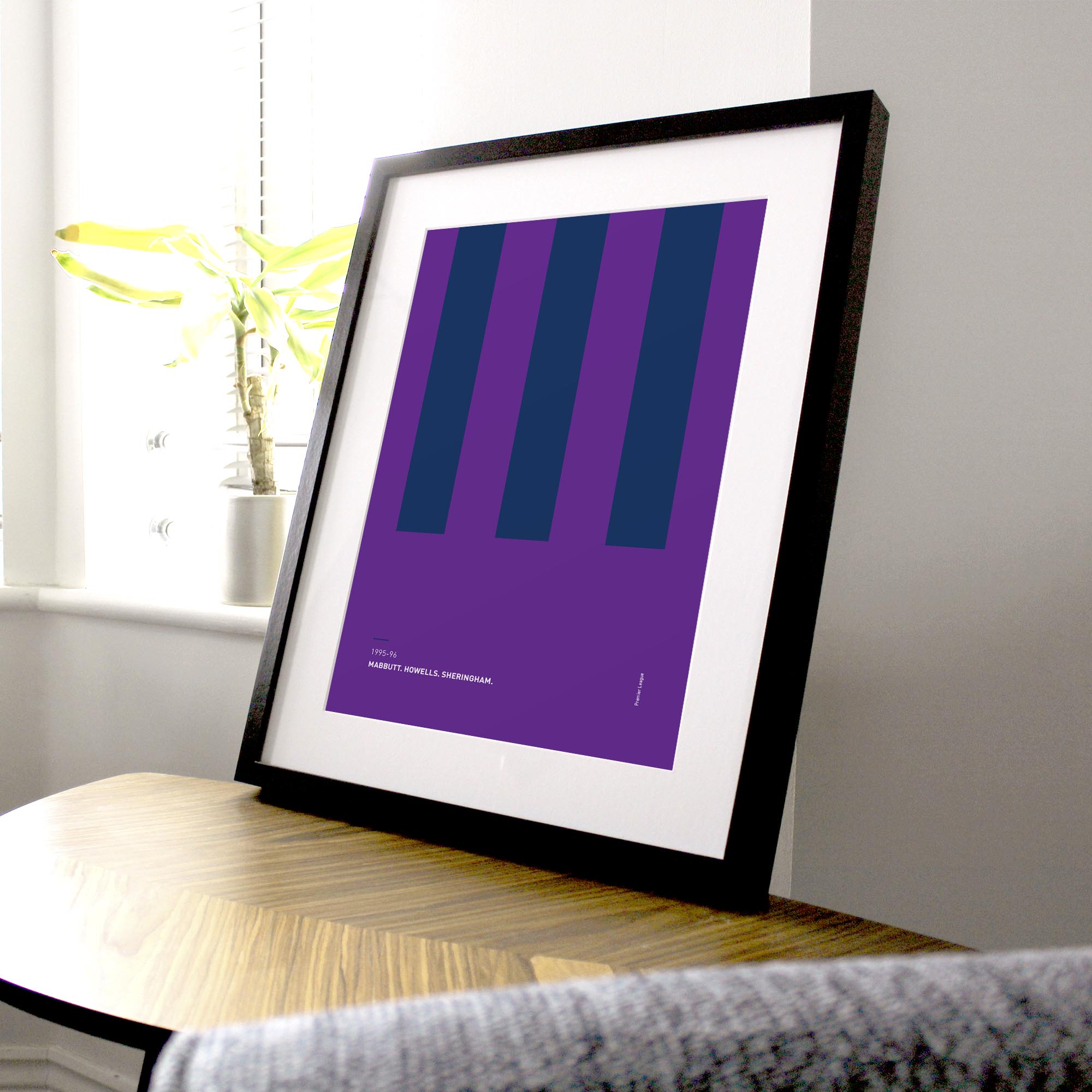 Tottenham 1995-96 'Better Days' Football Print Good Team On Paper