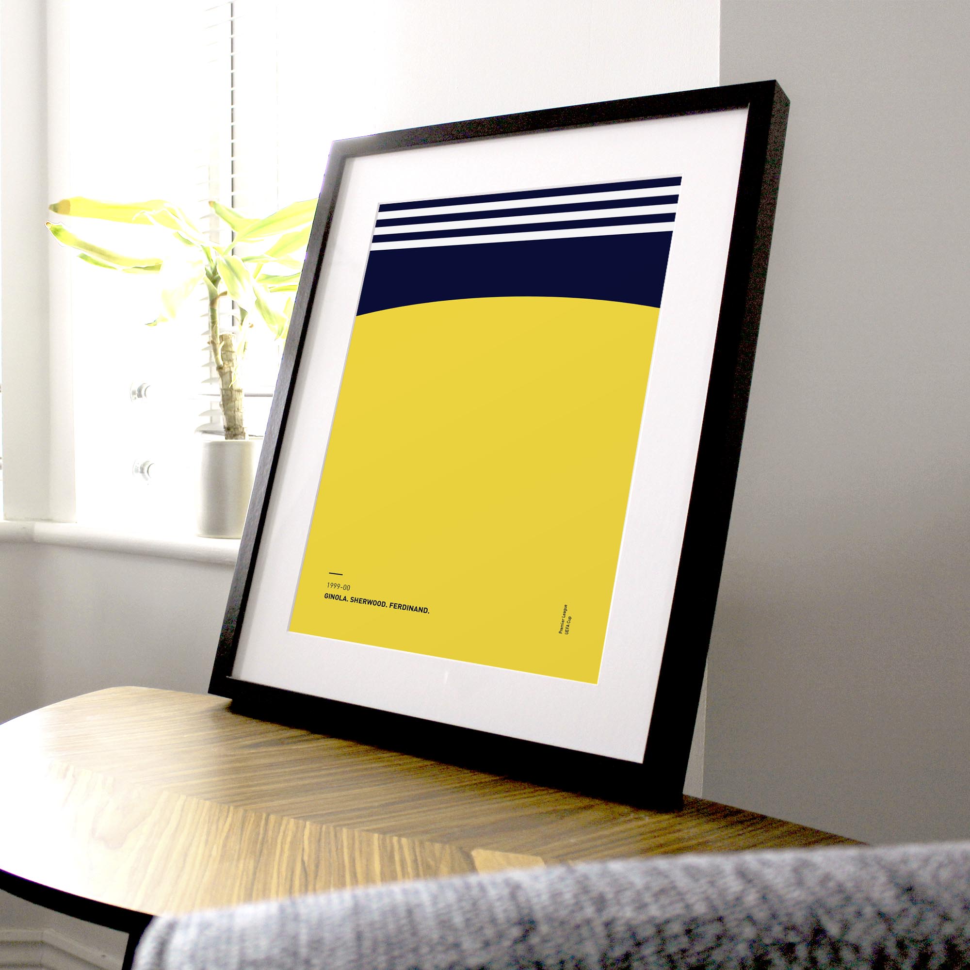 Tottenham 1999-00 'Better Days' Football Print Good Team On Paper