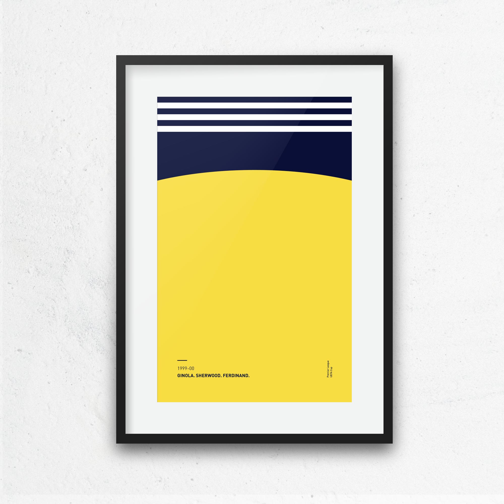 Tottenham 1999-00 'Better Days' Football Print Good Team On Paper