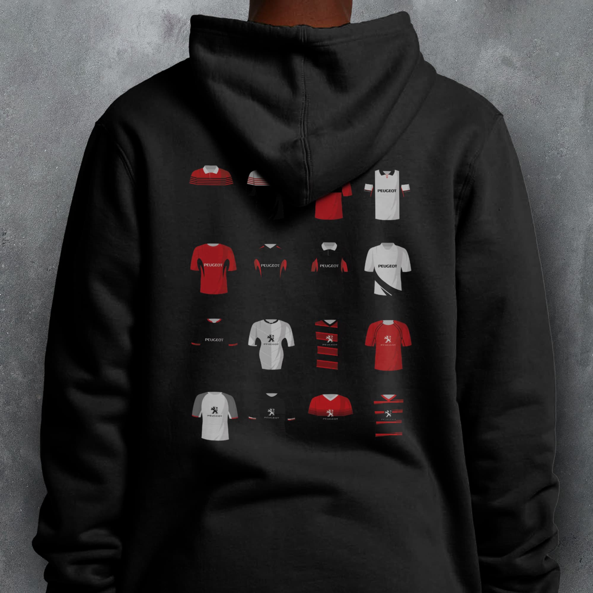 Toulouse Rugby Union Classic Kits Hoodie