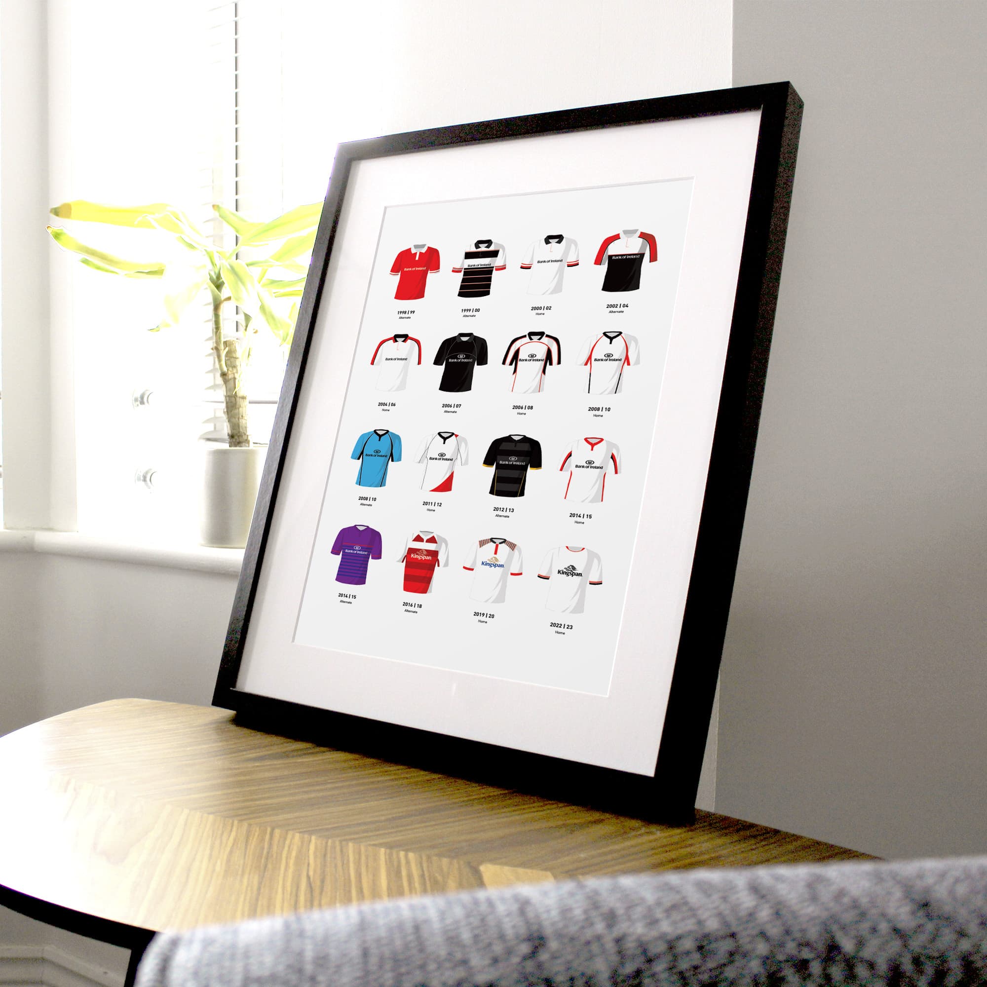 Ulster Classic Kits Rugby Union Team Print
