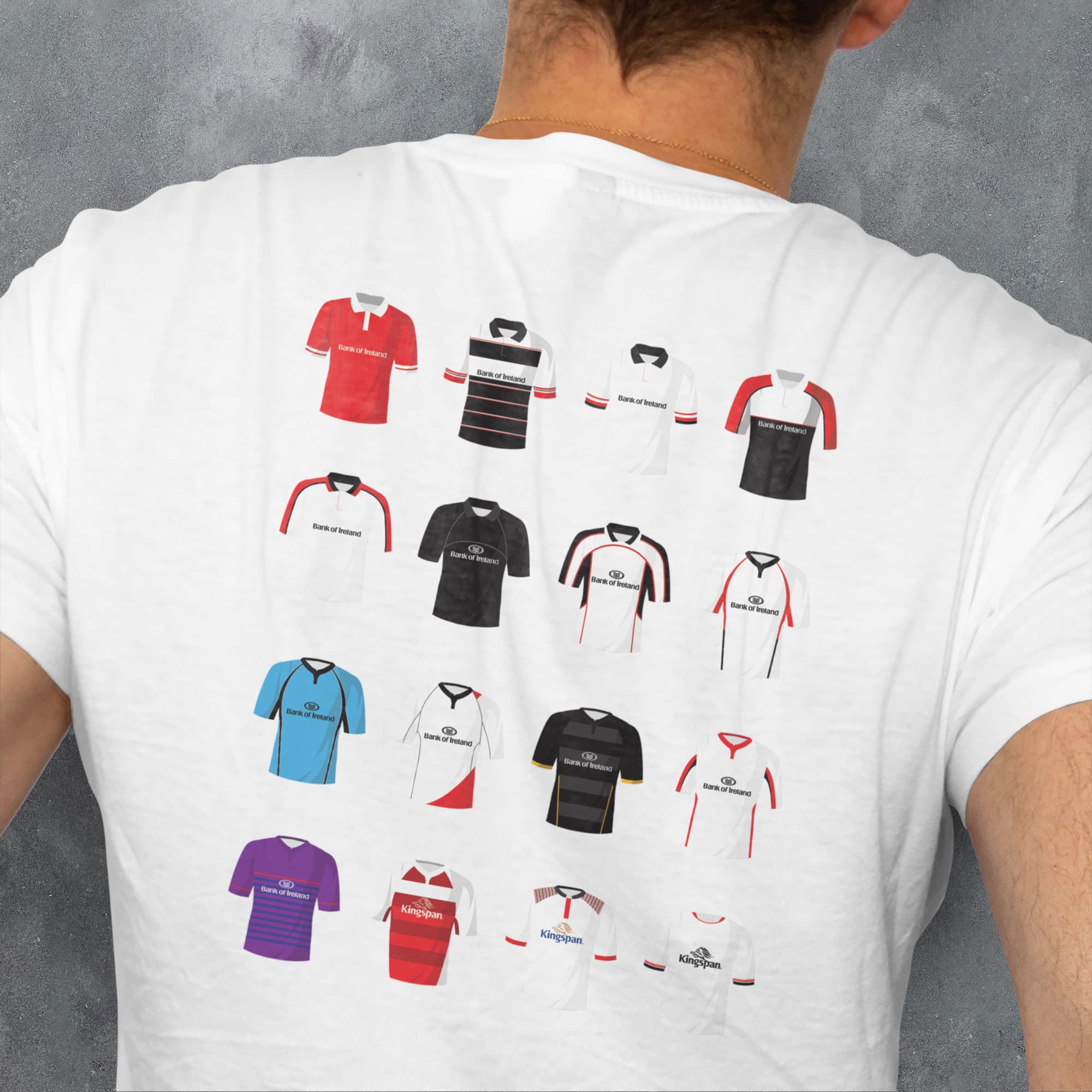 Ulster Rugby Union Classic Kits T-Shirt