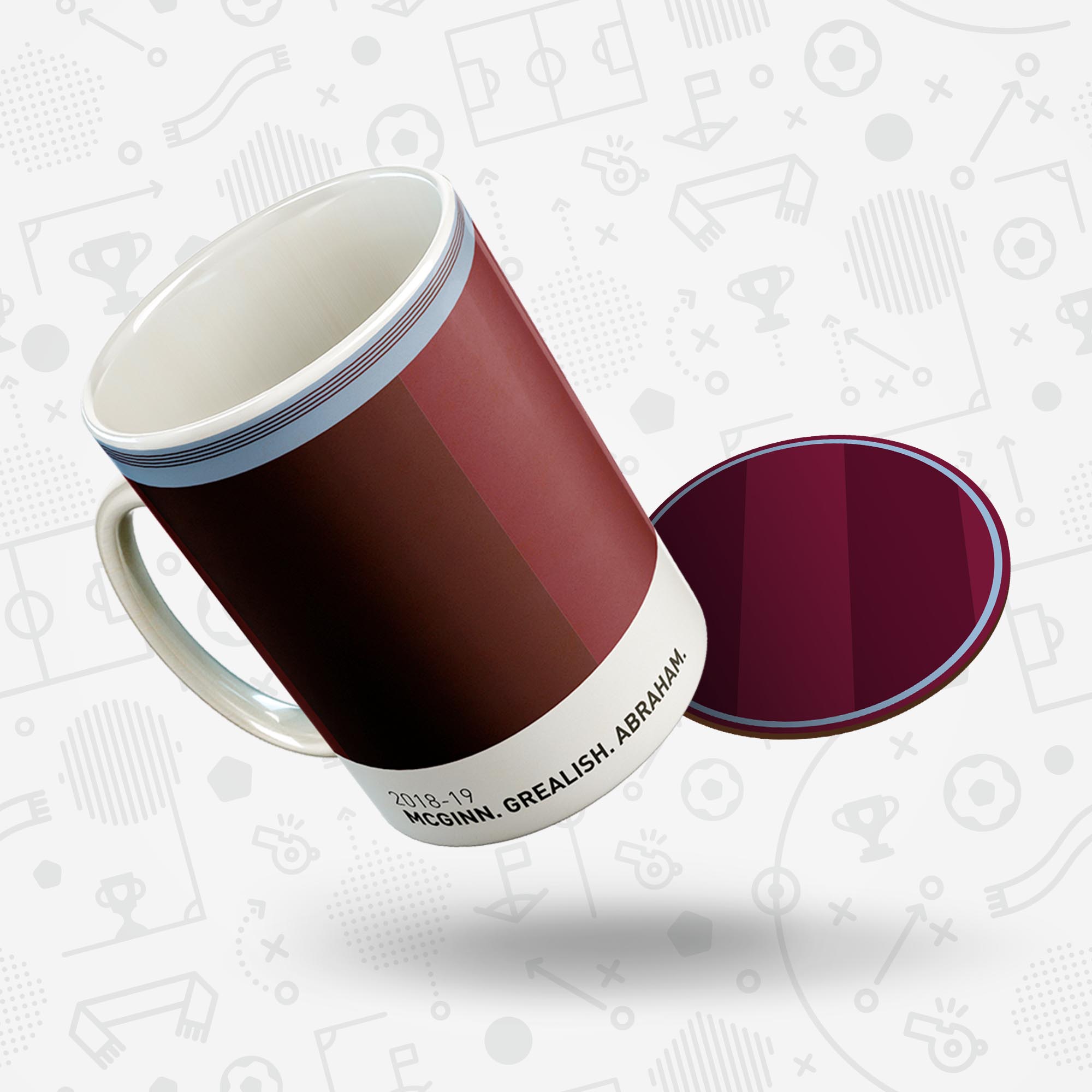 Villa 2018-19 'Better Days' Football Kit Mug Good Team On Paper