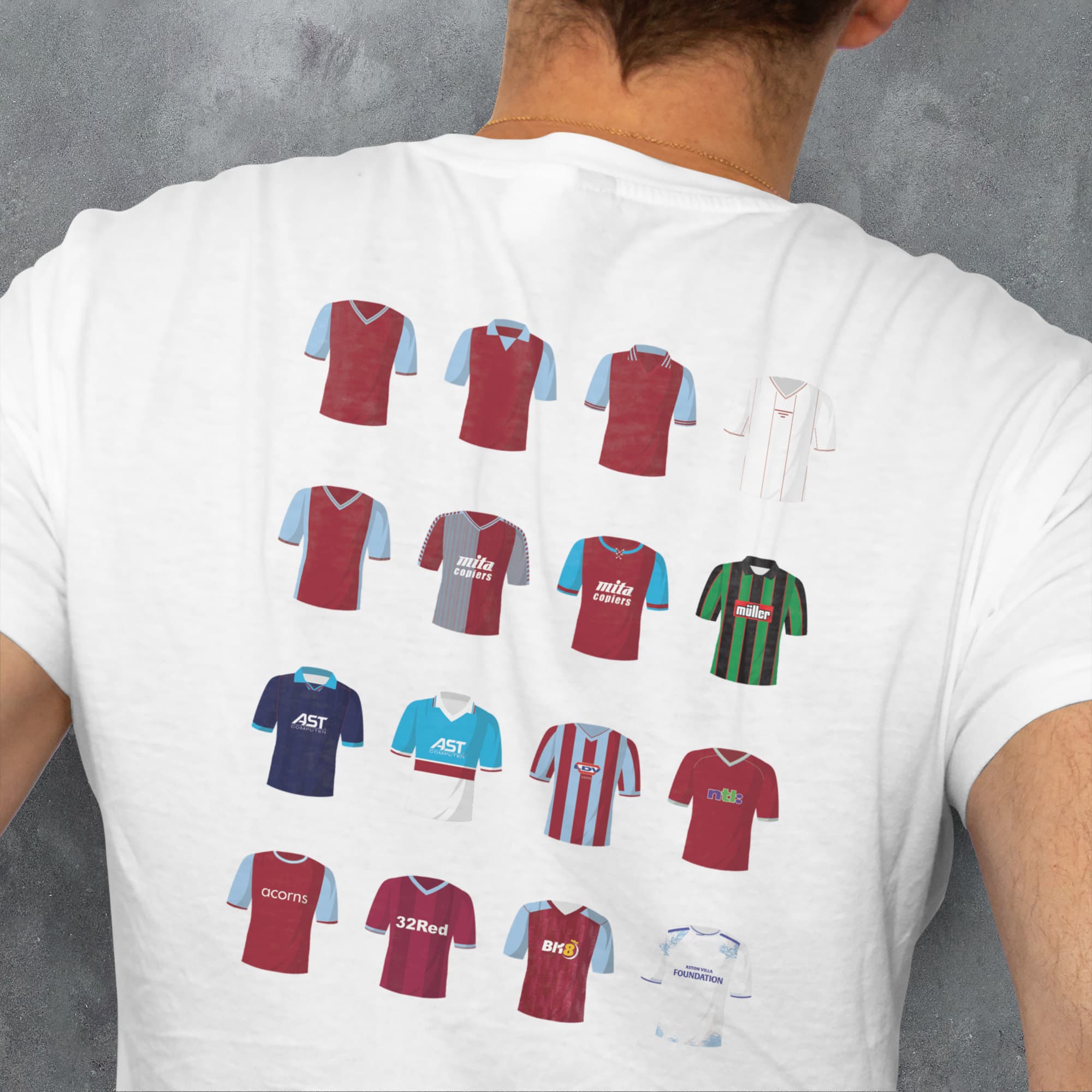 Villa Classic Kits Football T-Shirt