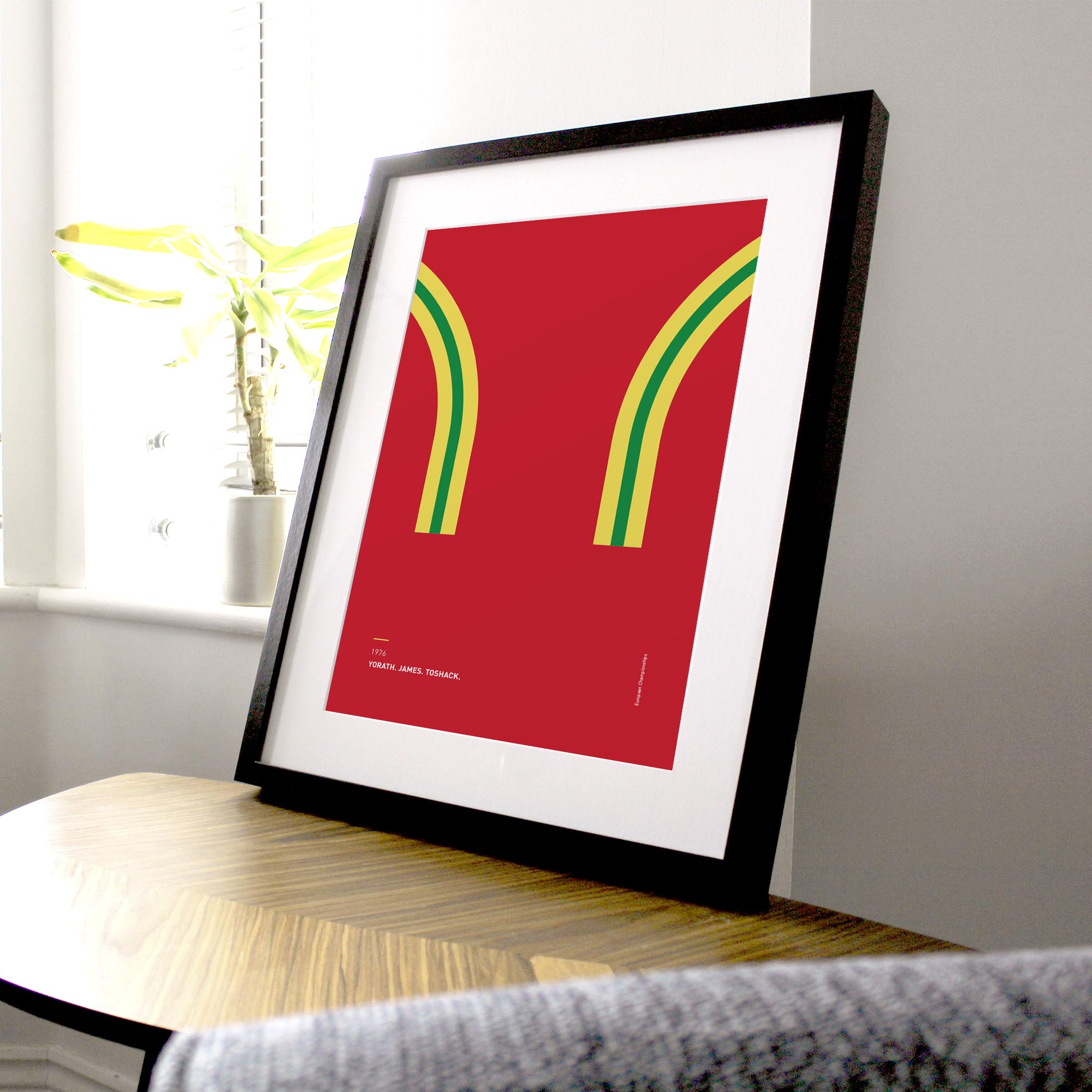 Wales 1976 'Better Days' Football Print Good Team On Paper