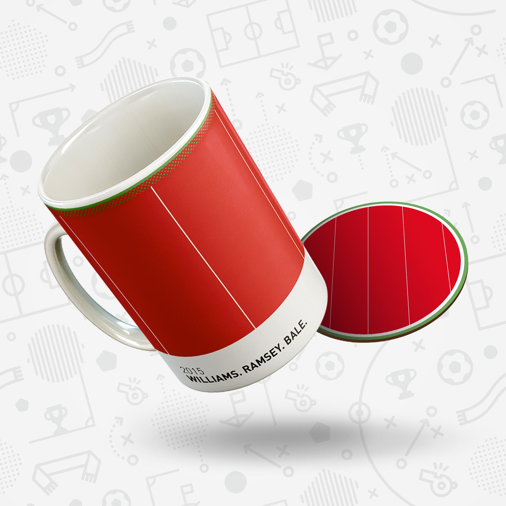 Wales 2015 'Better Days' Football Kit Mug Good Team On Paper