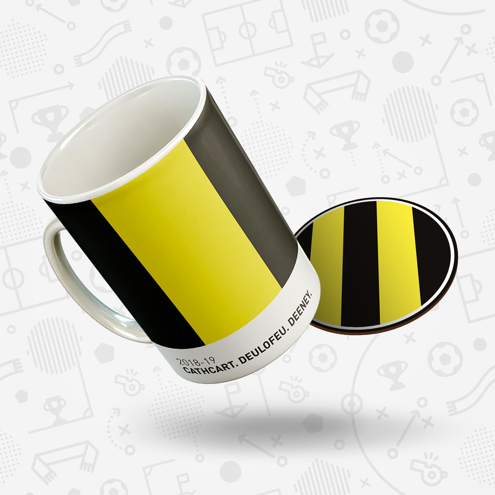 Watford 2018-19 'Better Days' Football Kit Mug Good Team On Paper