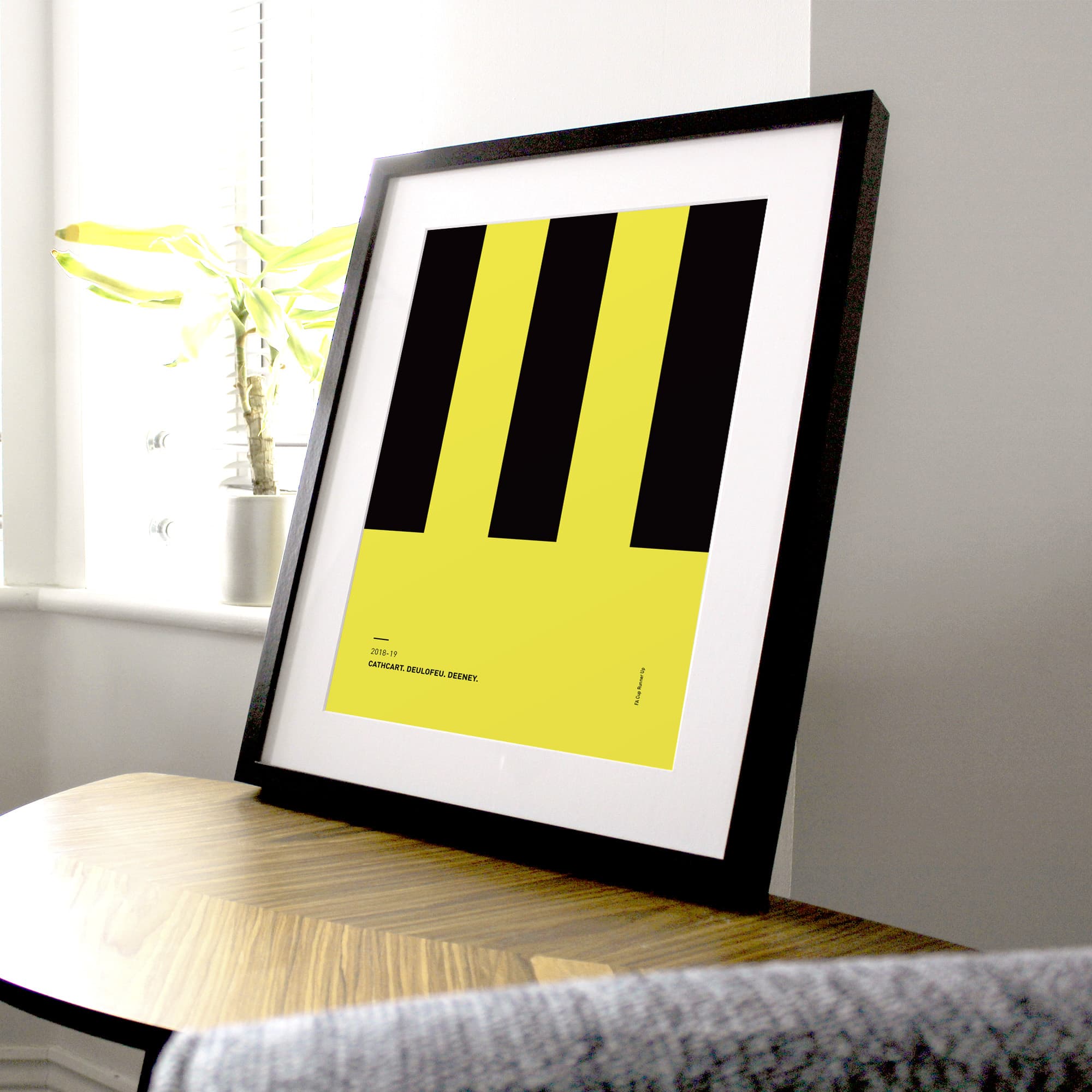 Watford 2018-19 'Better Days' Football Print Good Team On Paper
