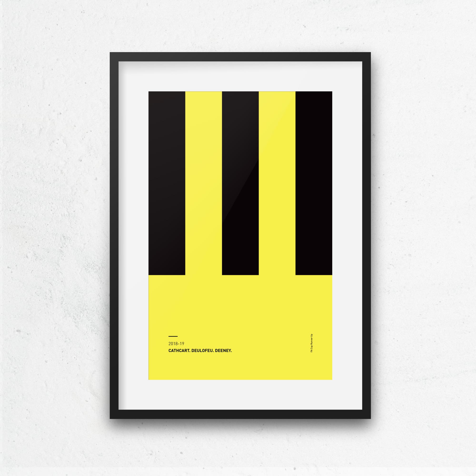 Watford 2018-19 'Better Days' Football Print Good Team On Paper