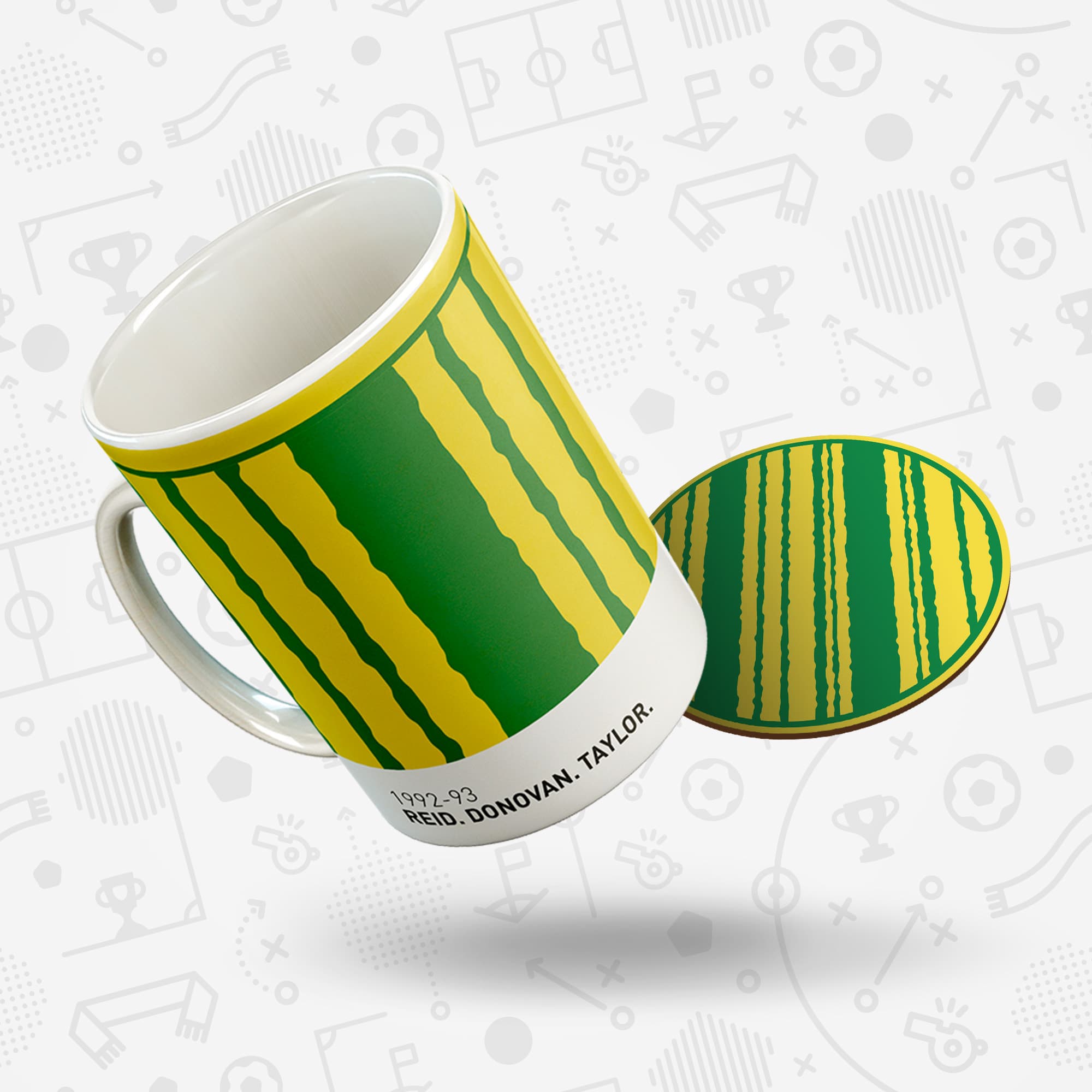 West Brom 1992-93 'Better Days' Football Kit Mug Good Team On Paper