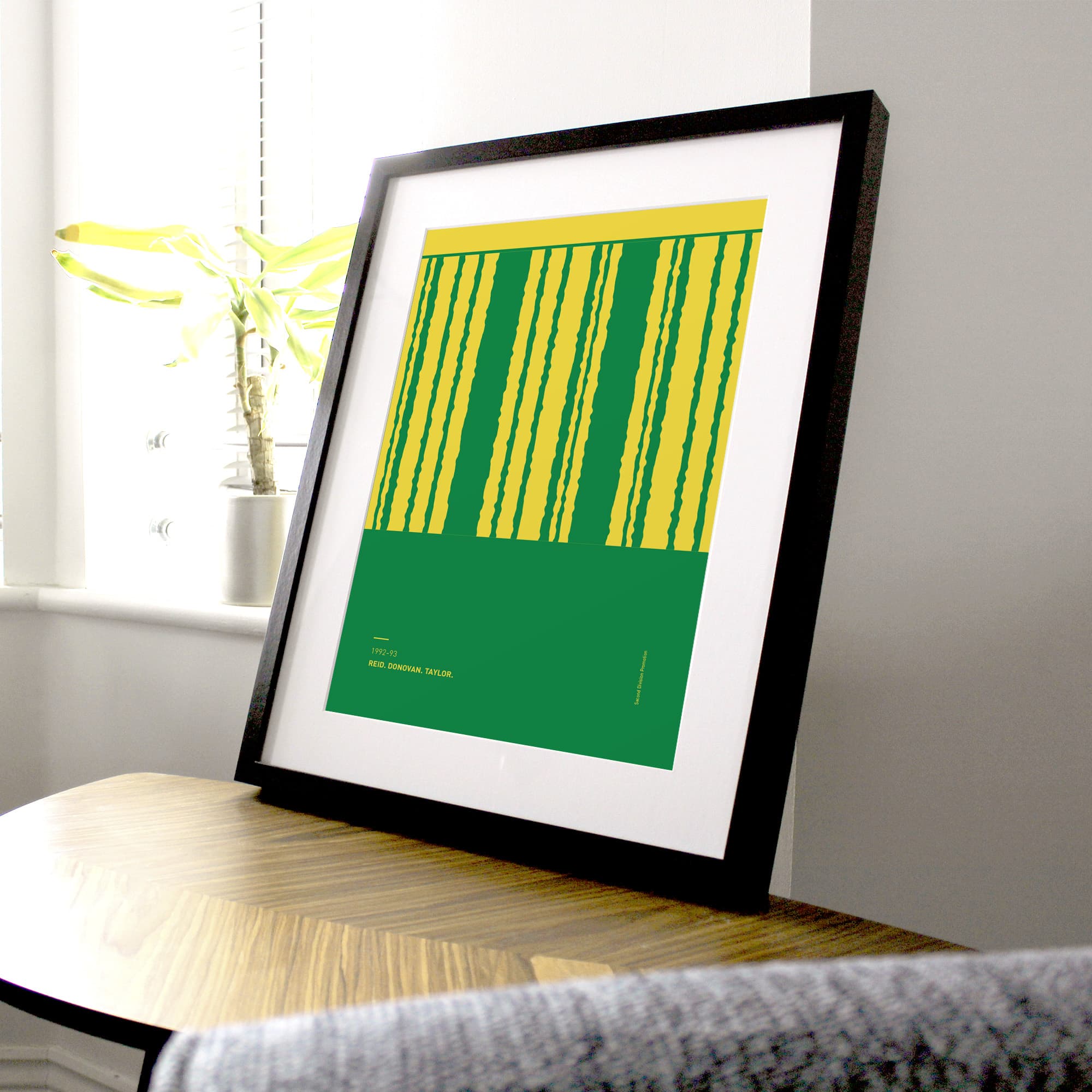 West Brom 1992-93 'Better Days' Football Print Good Team On Paper