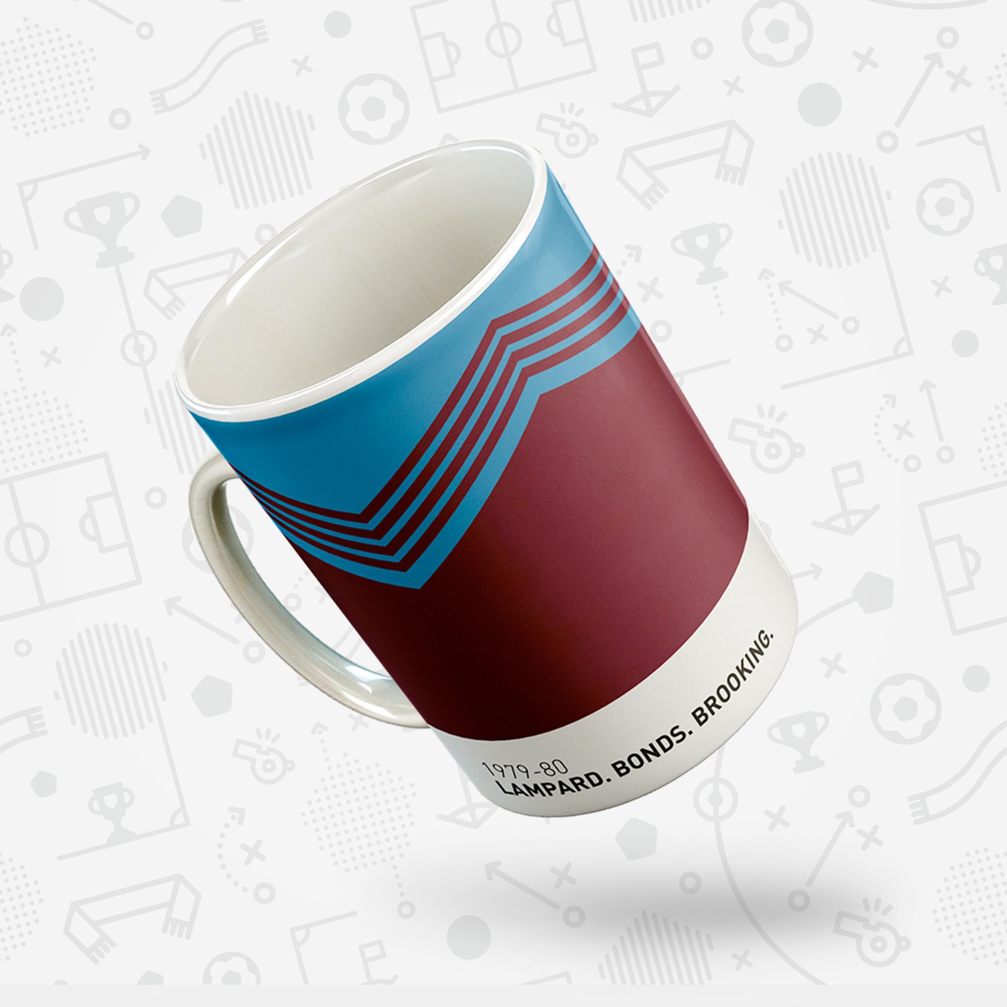 West Ham 1979-80 'Better Days' Football Kit Mug Good Team On Paper