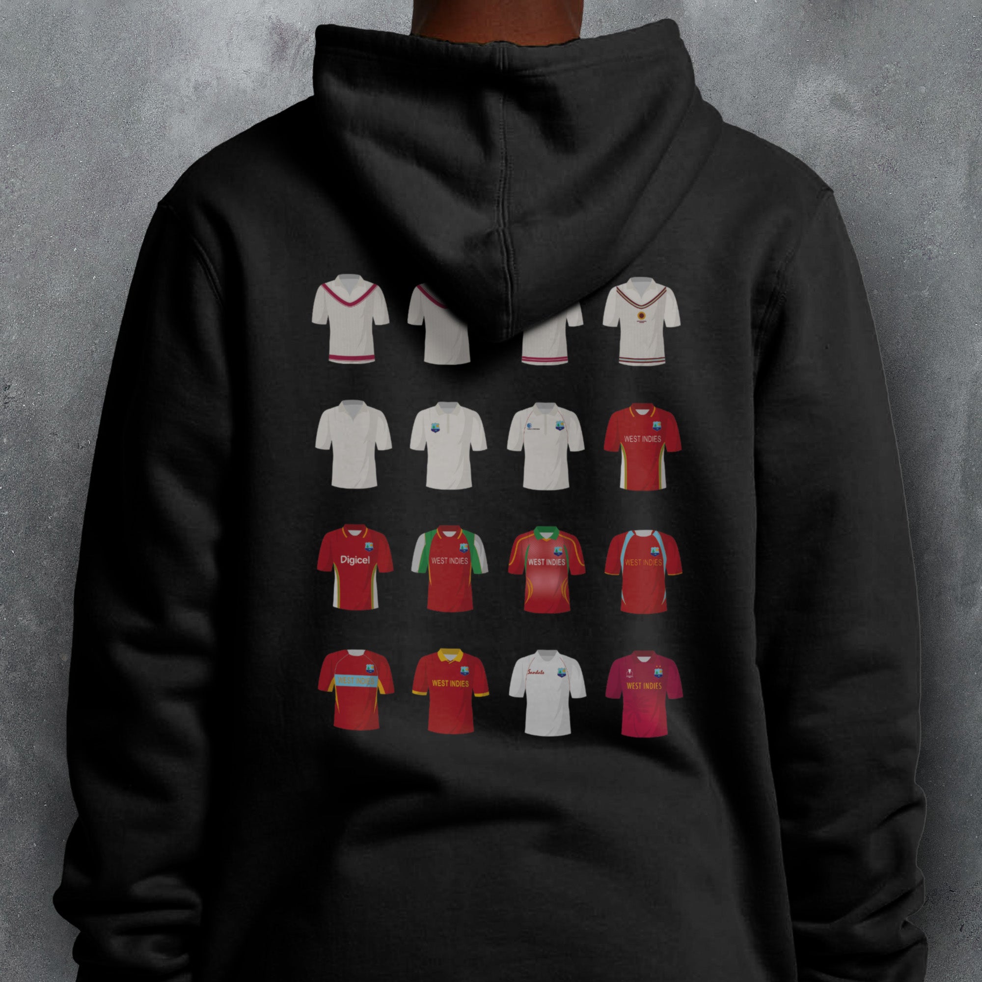 West Indies Cricket Classic Kits Hoodie