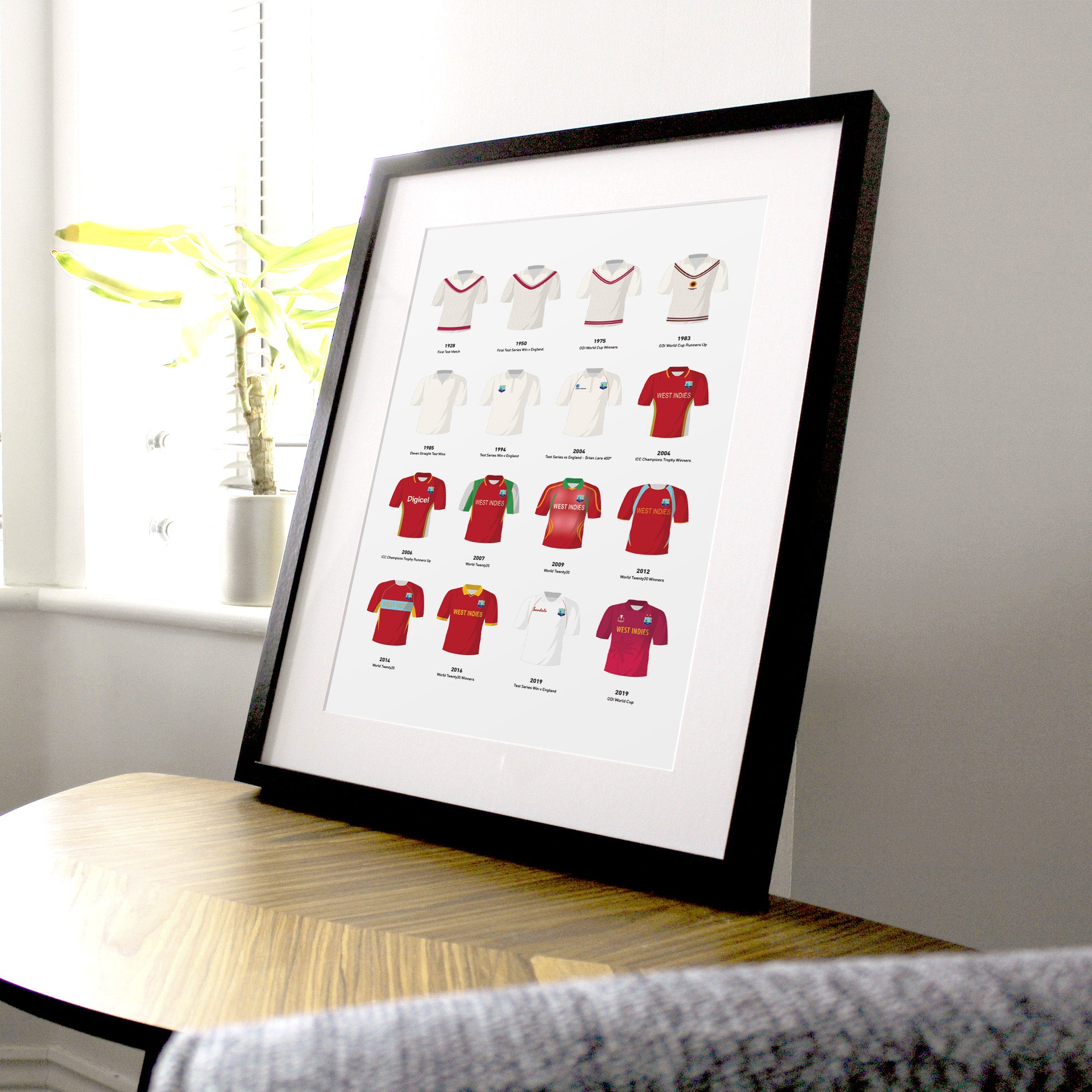 West Indies Classic Kits Cricket Team Print