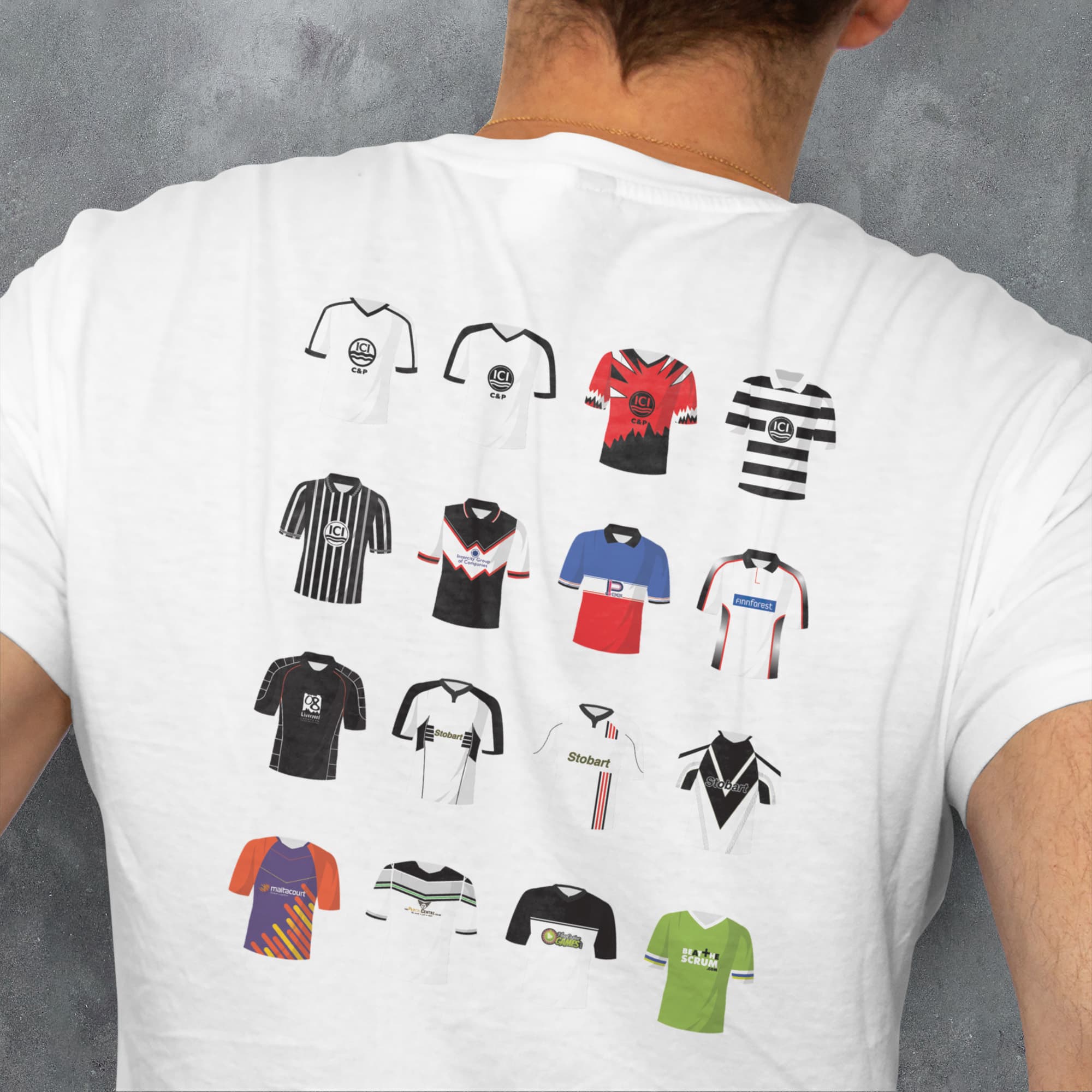 Widnes Rugby League Classic Kits T-Shirt