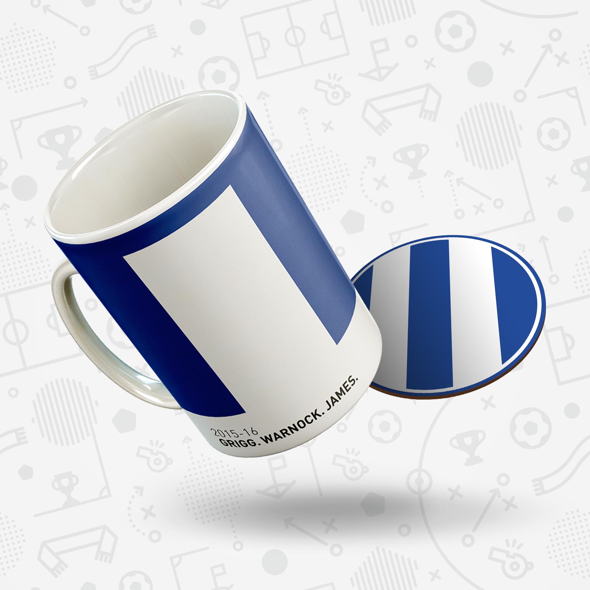 Wigan 2015-16 'Better Days' Football Kit Mug Good Team On Paper