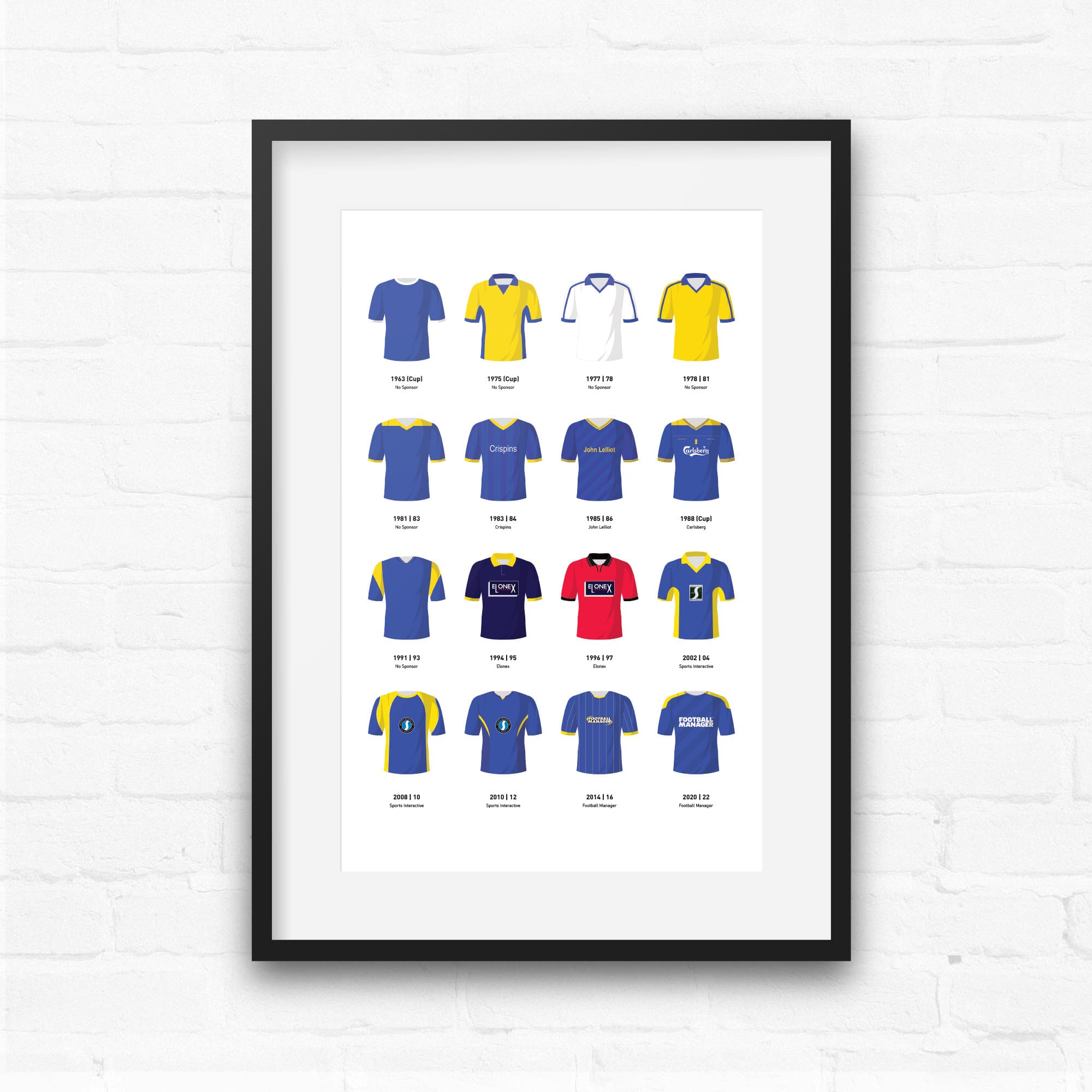 Wimbledon Classic Kits Football Team Print Good Team On Paper