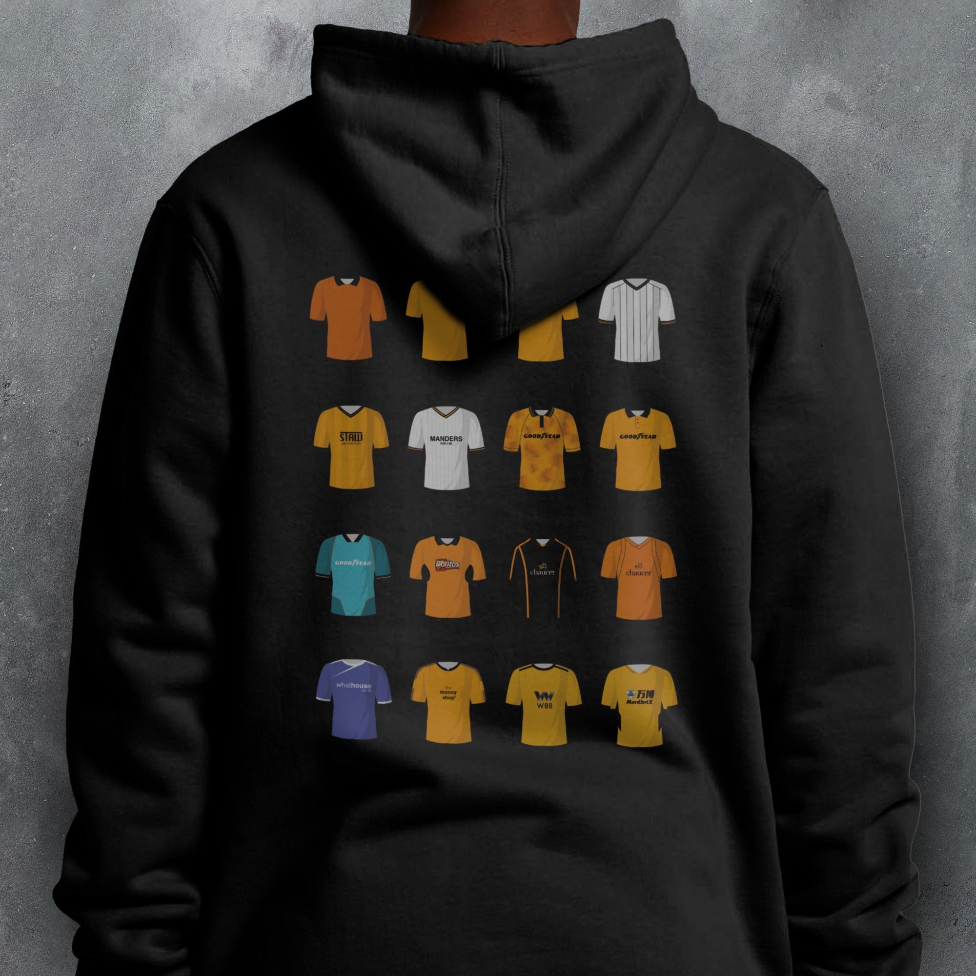 Wolves Classic Kits Football Hoodie Good Team On Paper