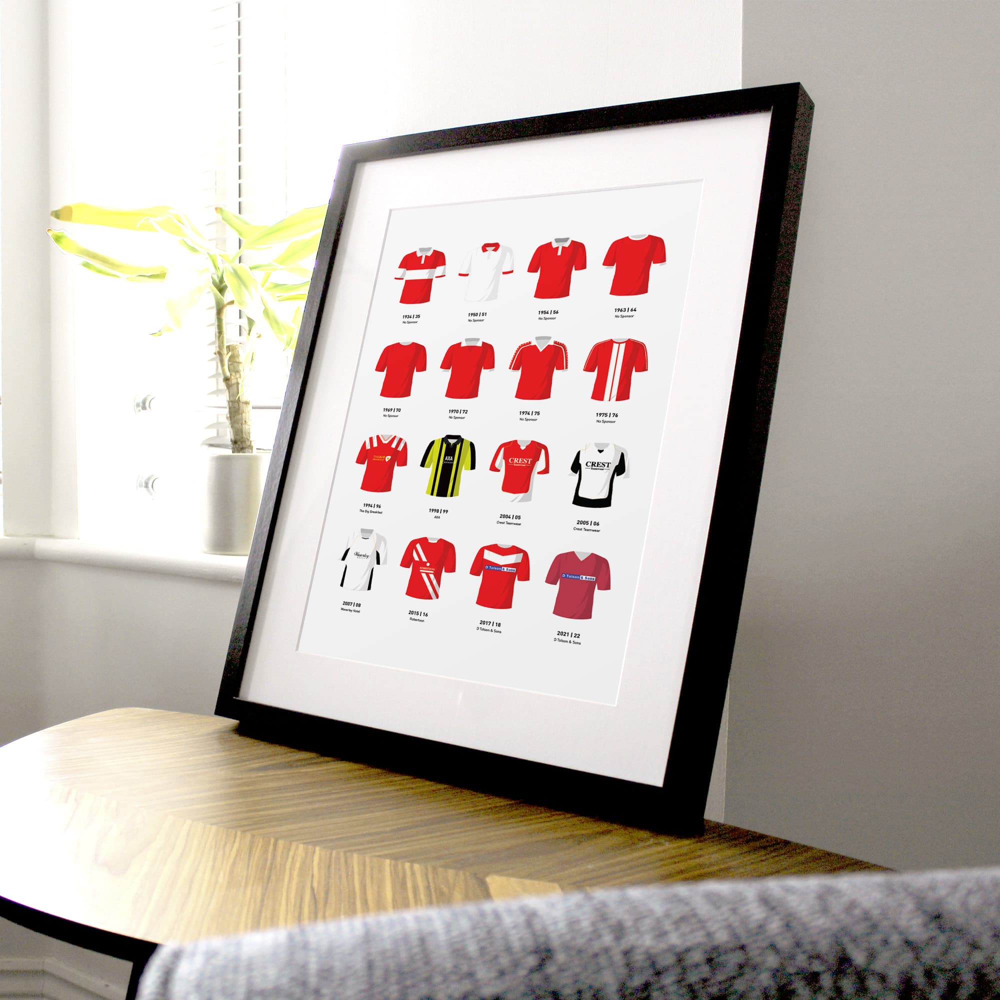 Workington Classic Kits Football Team Print Good Team On Paper