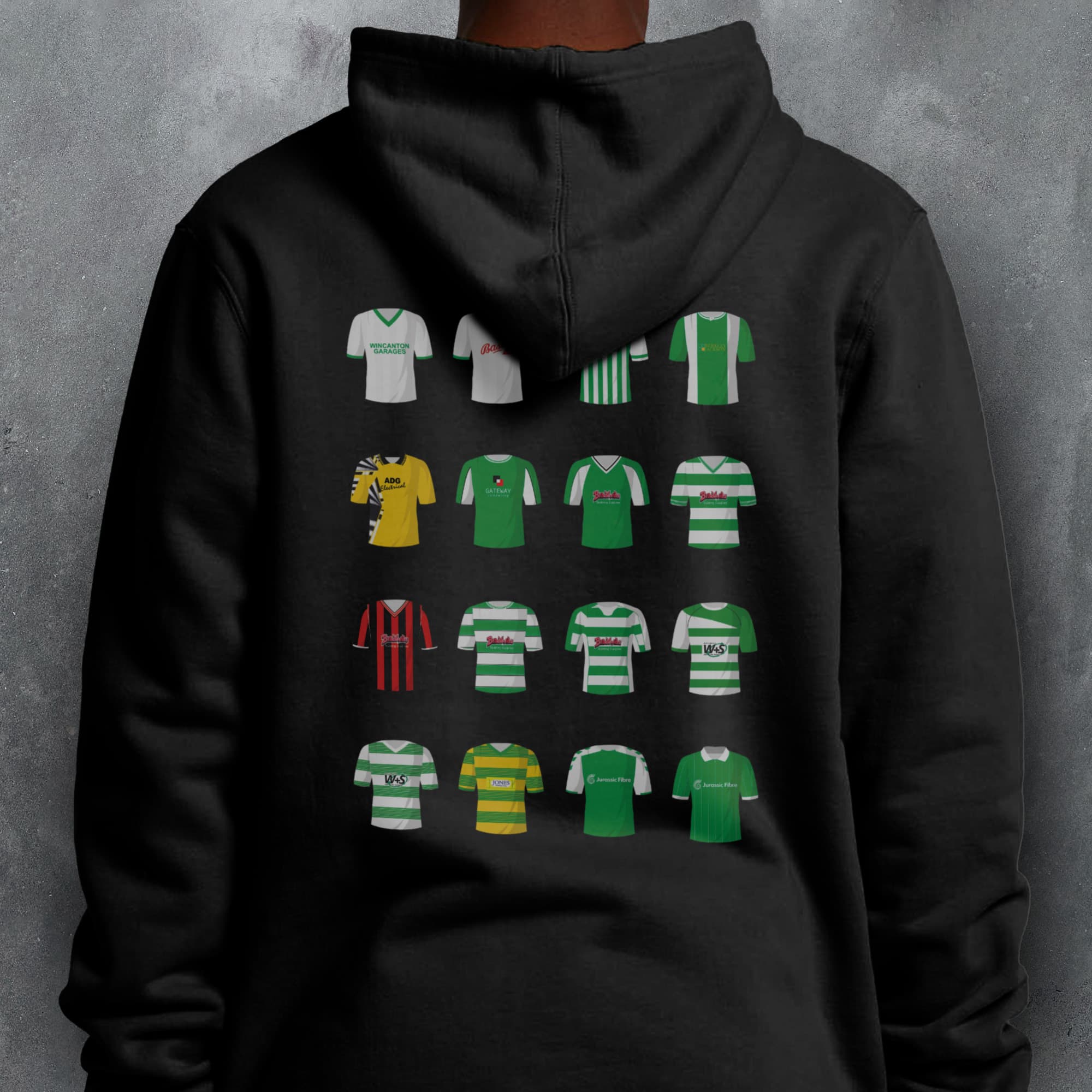 Yeovil Classic Kits Football Hoodie