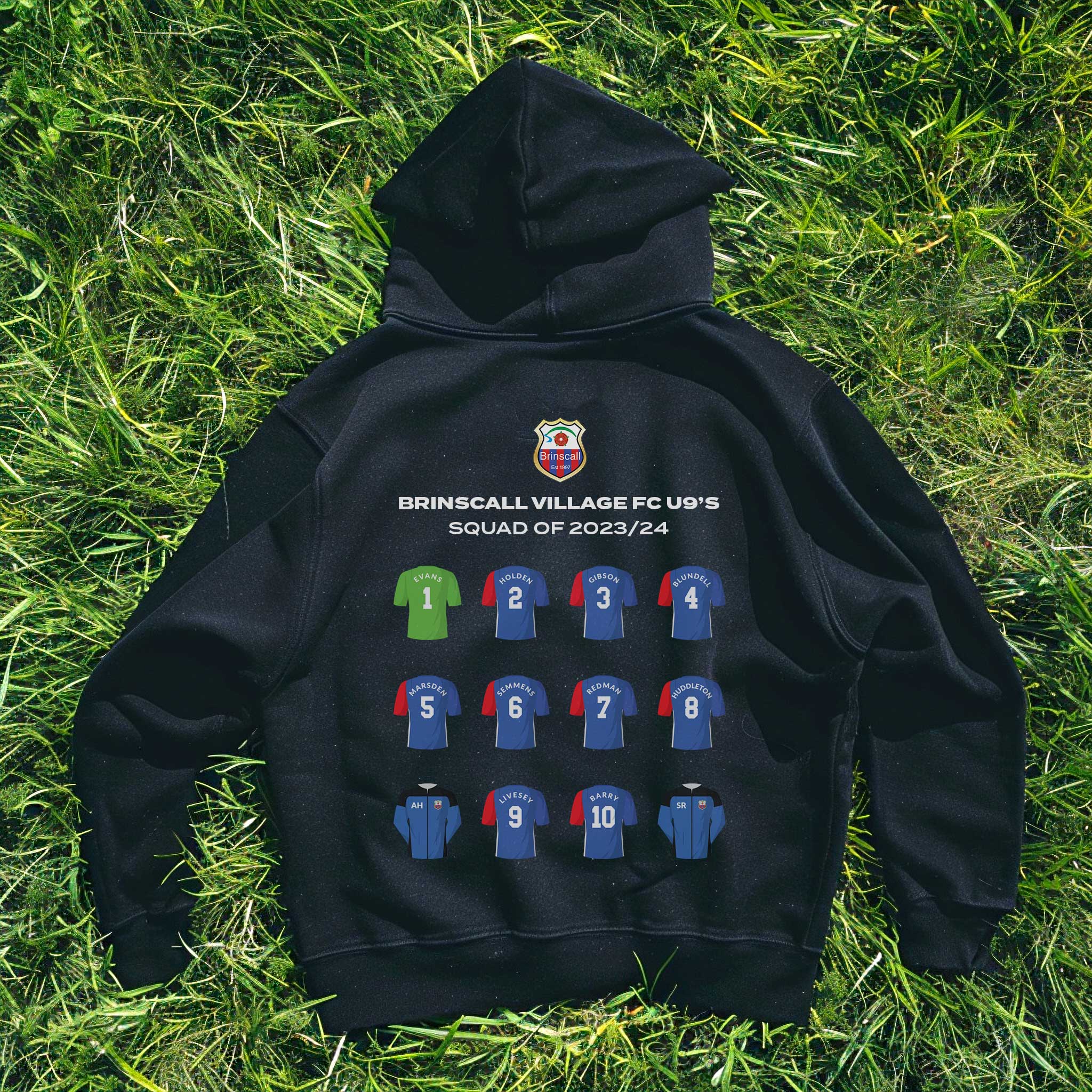 PERSONALISED Junior Sports Leavers Squad Hoodie